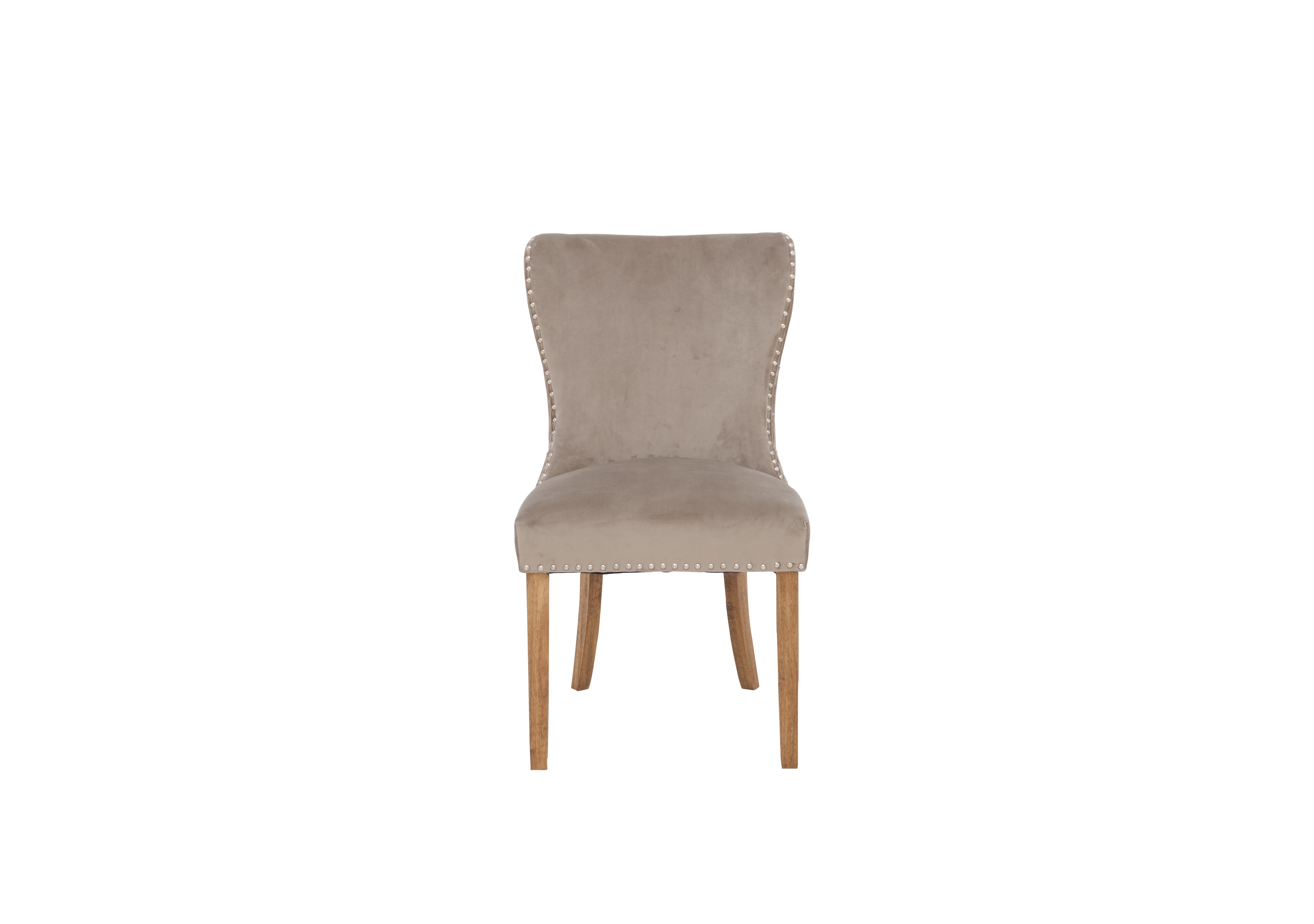 Chennai Luxe Dining Chair in Taupe on Furniture Village