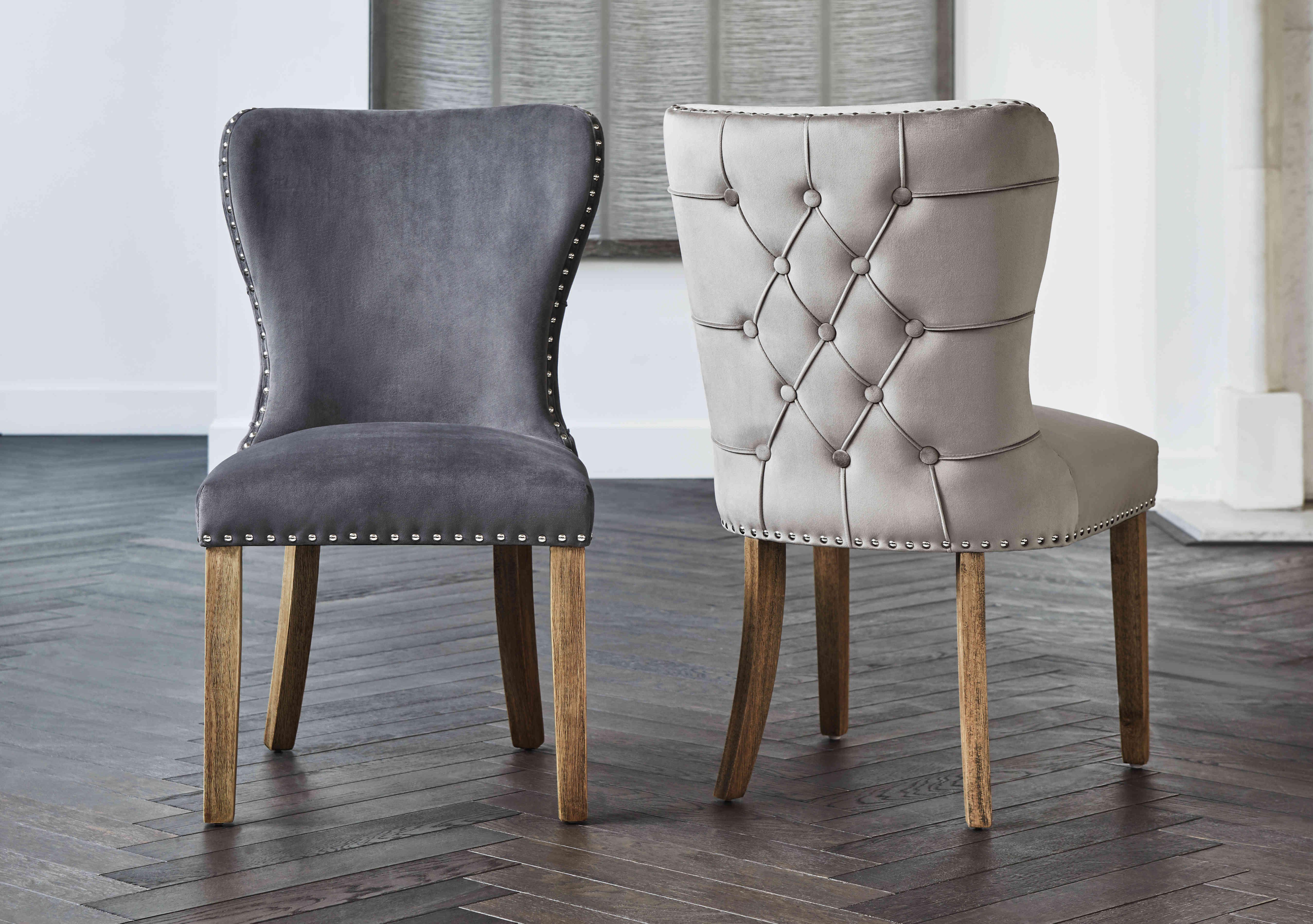 Chennai Set of 4 Luxe Dining Chairs in  on Furniture Village