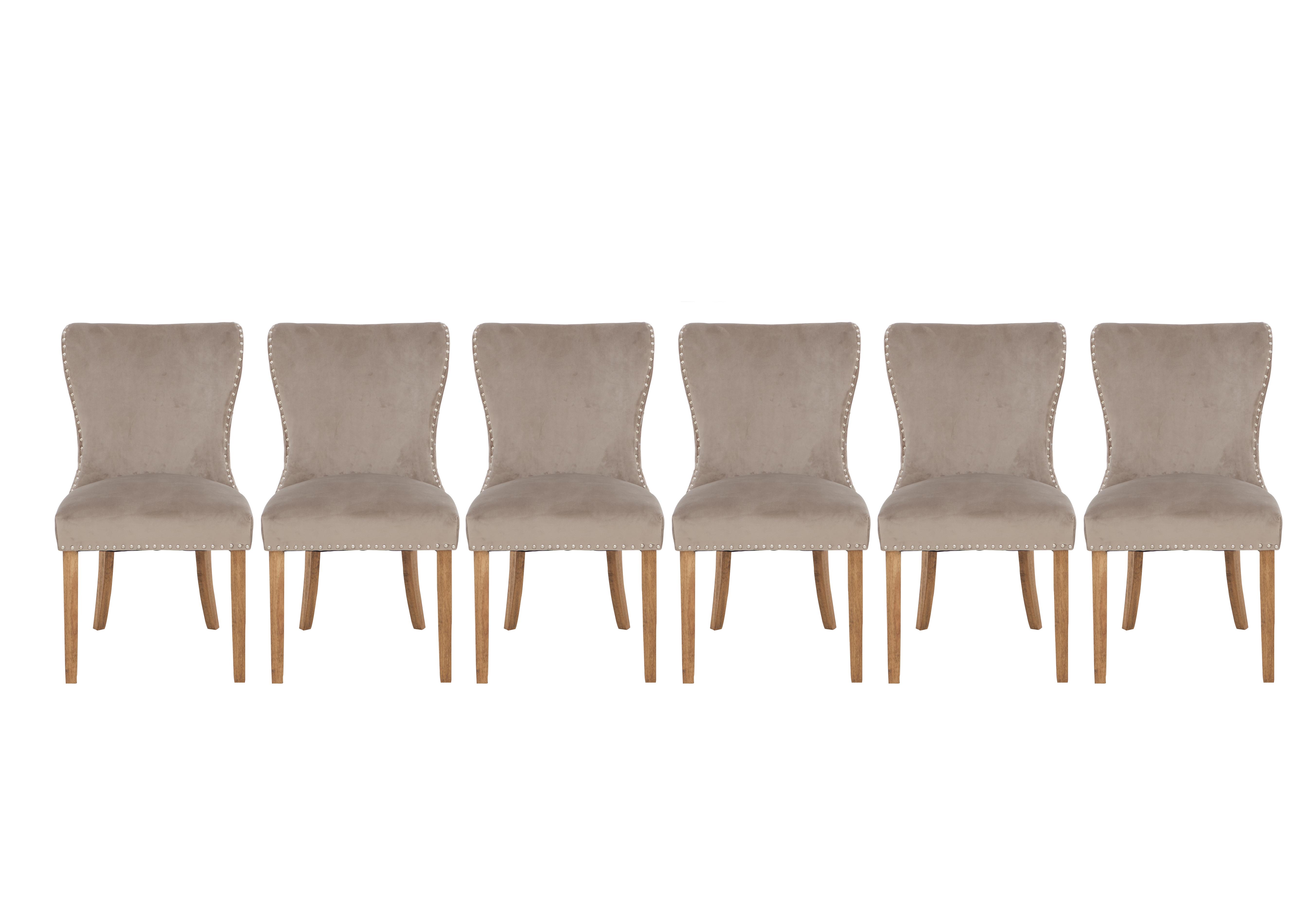 Chennai Set of 6 Luxe Dining Chairs in  on Furniture Village