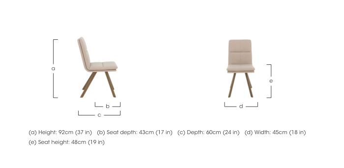 Veyron Set of 6 Dining Chairs in  on Furniture Village