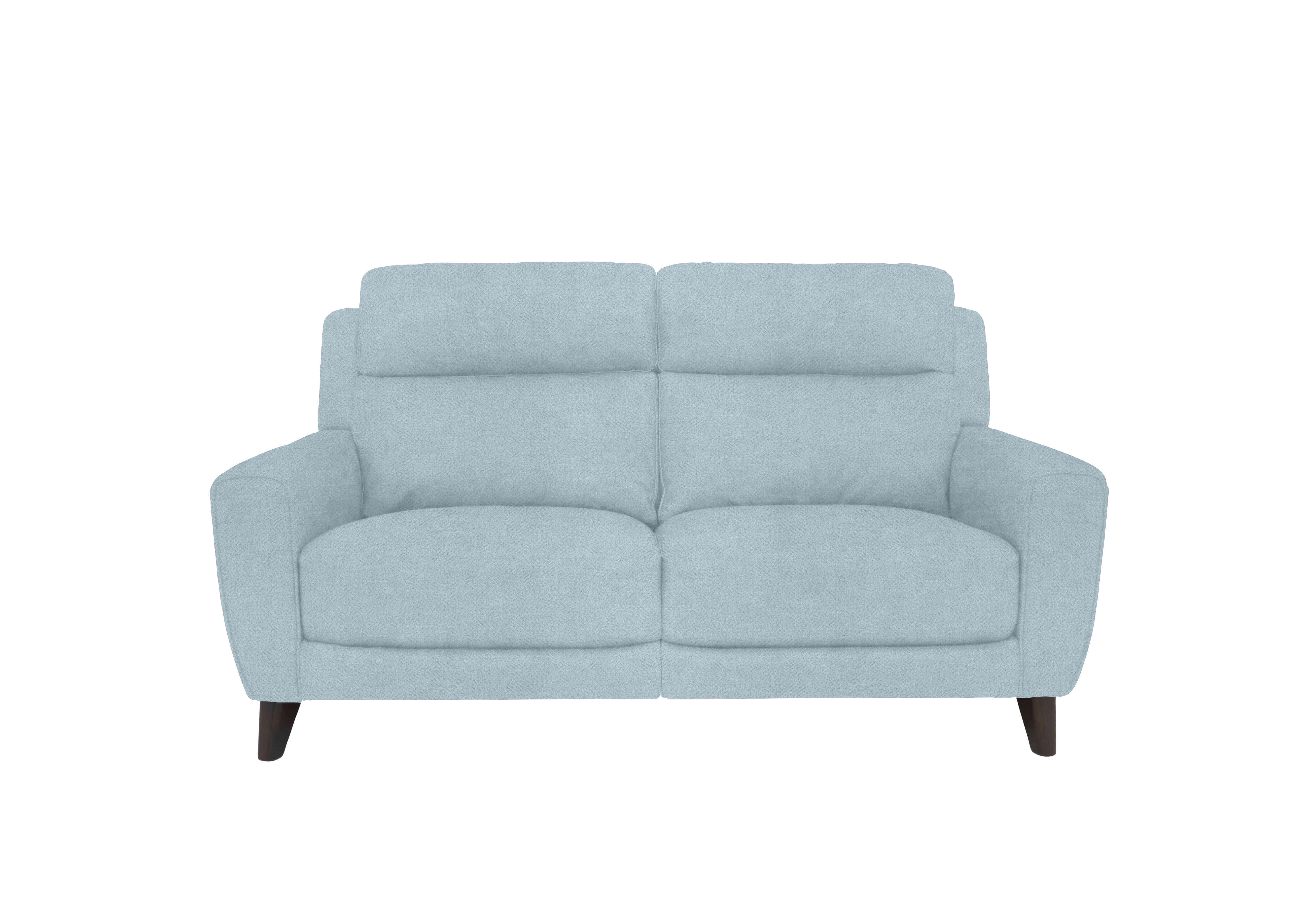 Zen 2 Seater Fabric Sofa in Fab-Meo-R17 Baby Blue on Furniture Village