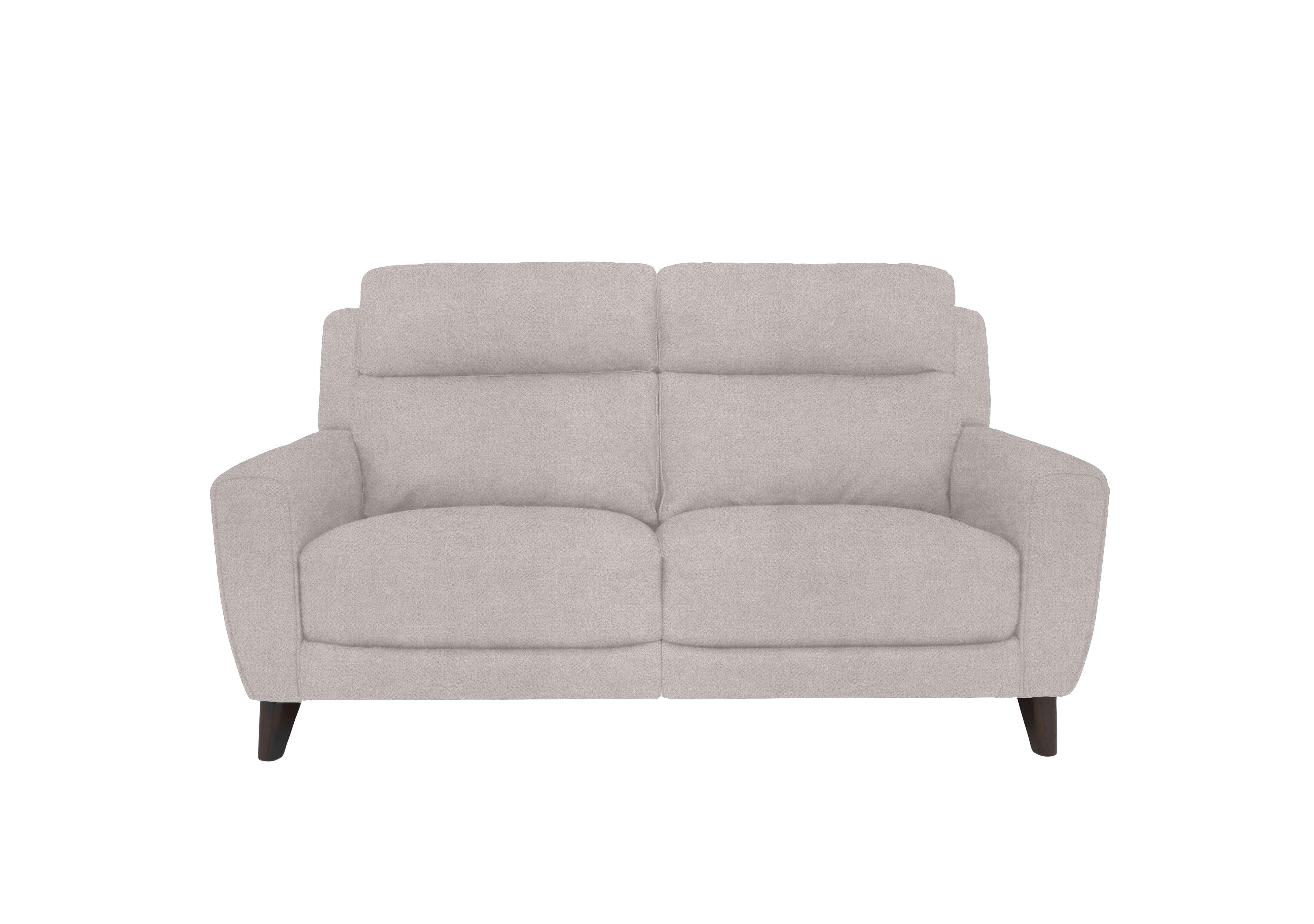 Zen 2 Seater Fabric Sofa in Fab-Meo-R23 Silver Grey on Furniture Village