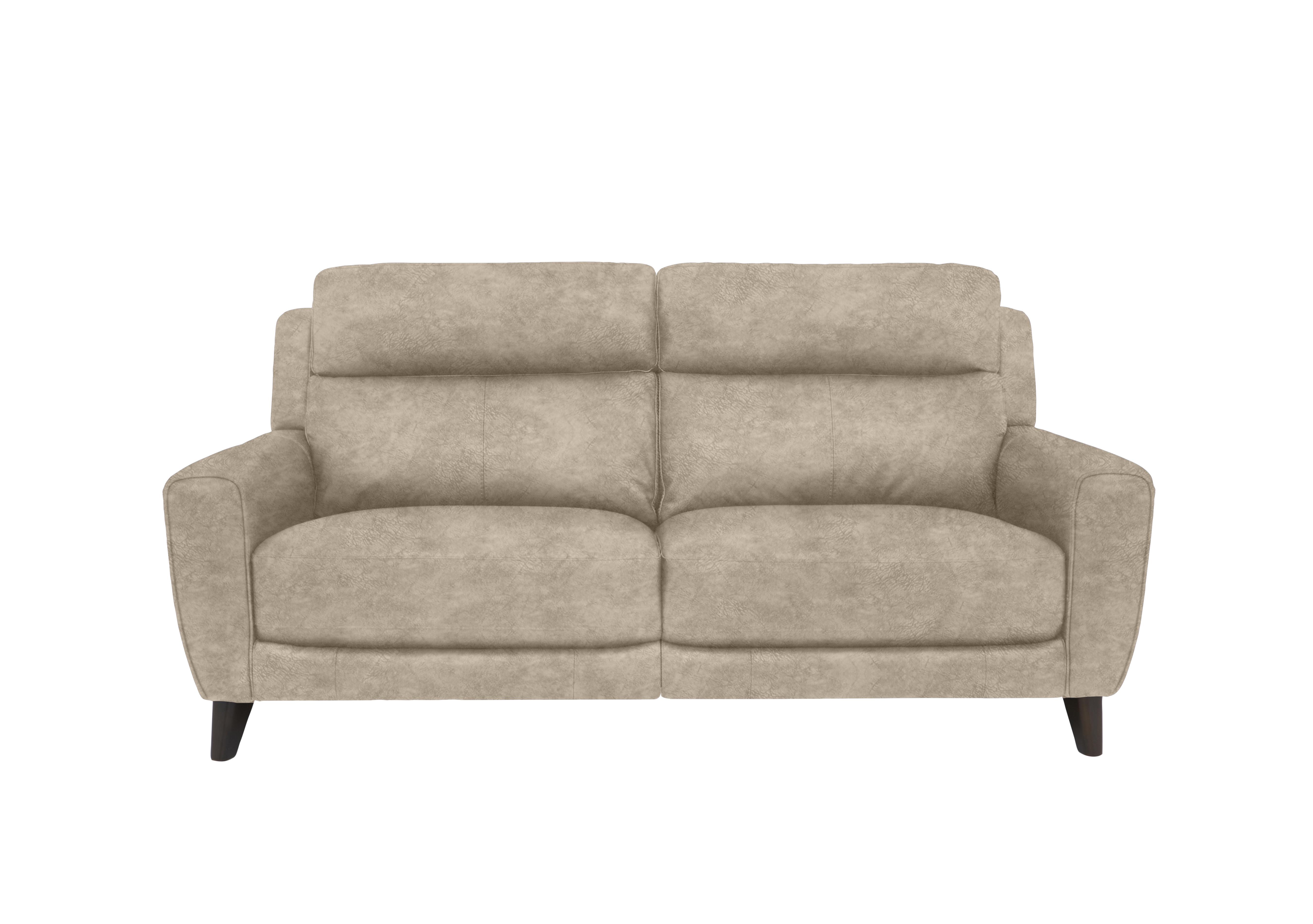 Zen 3 Seater Fabric Sofa in Bfa-Bnn-R26 Cream on Furniture Village