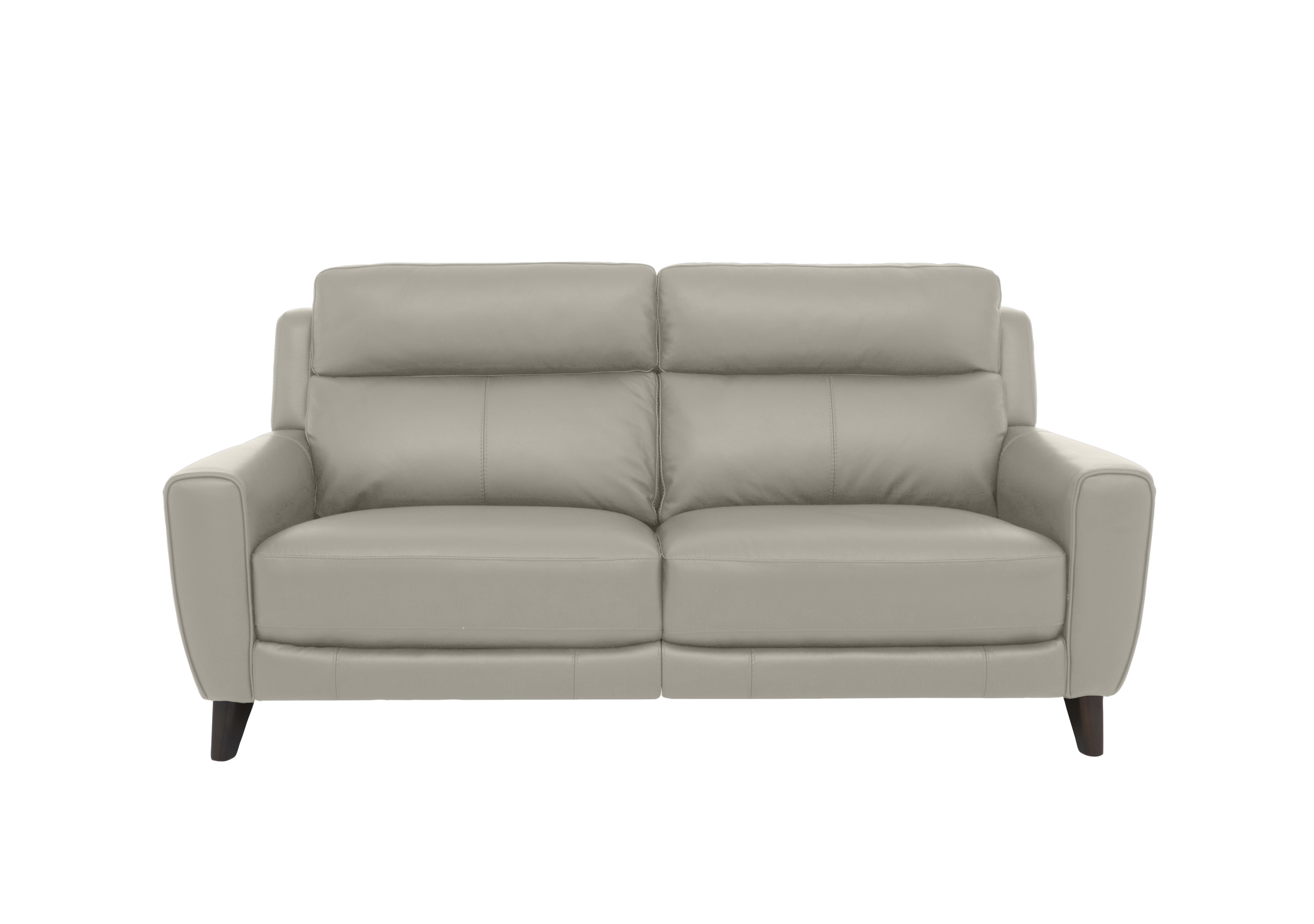 Zen 3 Seater Leather Power Recliner Sofa with Power Headrests and Power Lumbar in Bx-251e Grey on Furniture Village