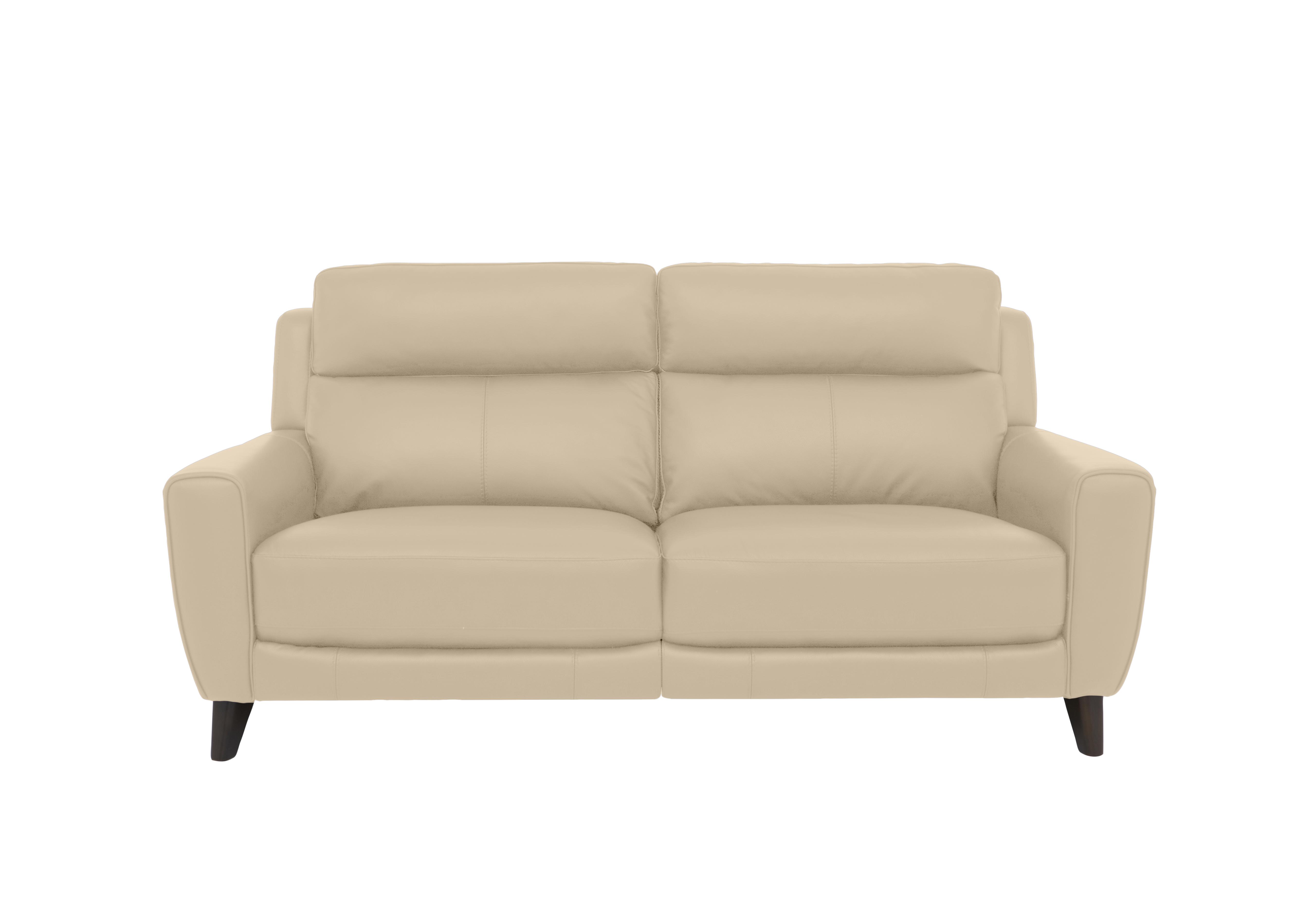 Zen 3 Seater Leather Power Recliner Sofa with Power Headrests in Bx-862c Bisque on Furniture Village