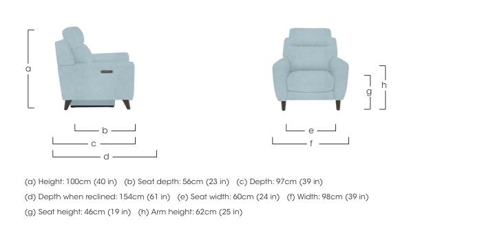 Zen Fabric Chair in  on Furniture Village