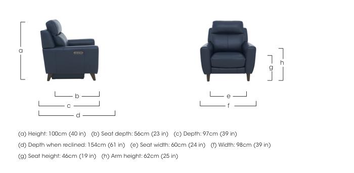 Zen Leather Chair in  on Furniture Village