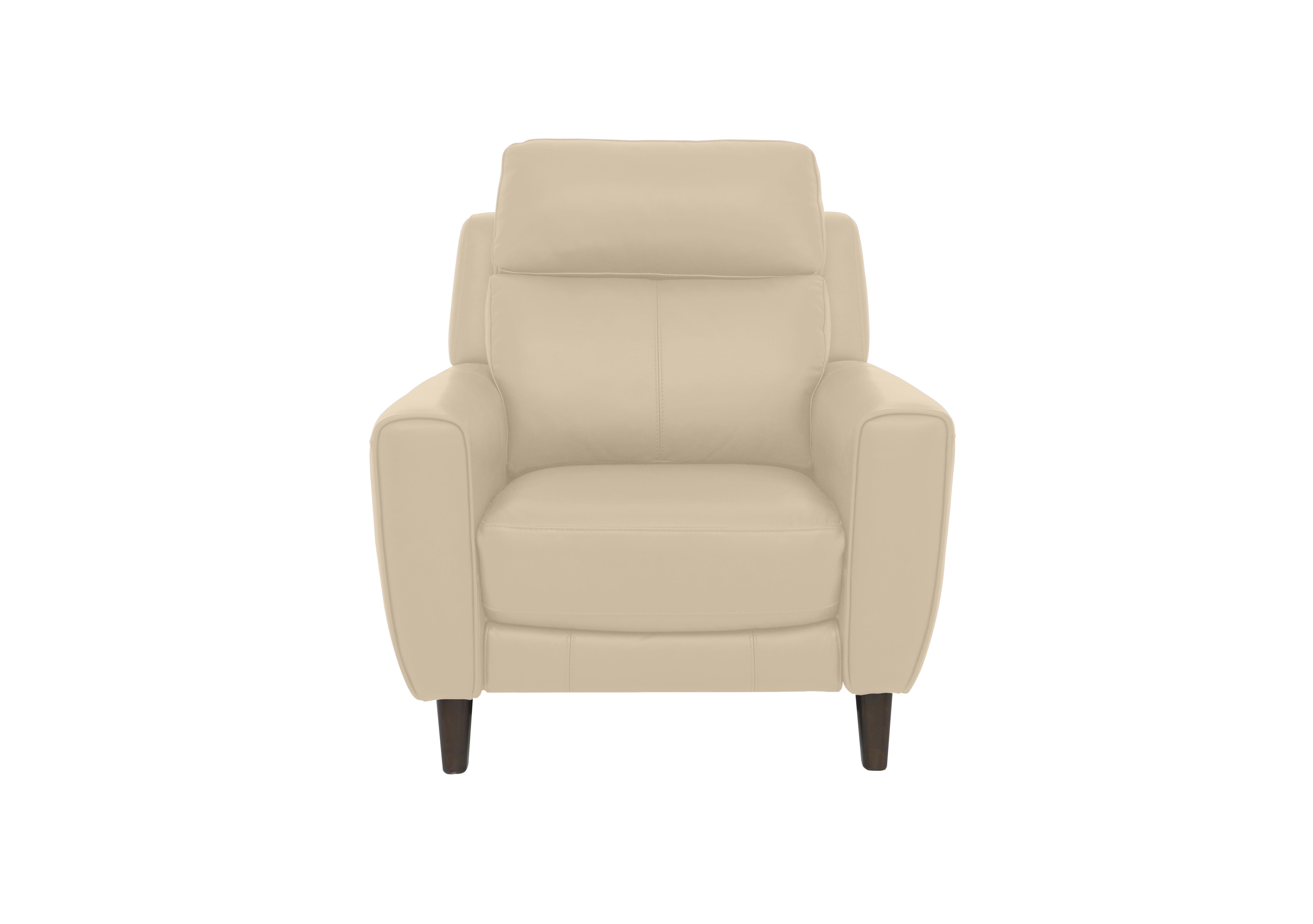 Zen Leather Power Recliner Chair with Power Headrest and Power Lumbar in Bx-862c Bisque on Furniture Village