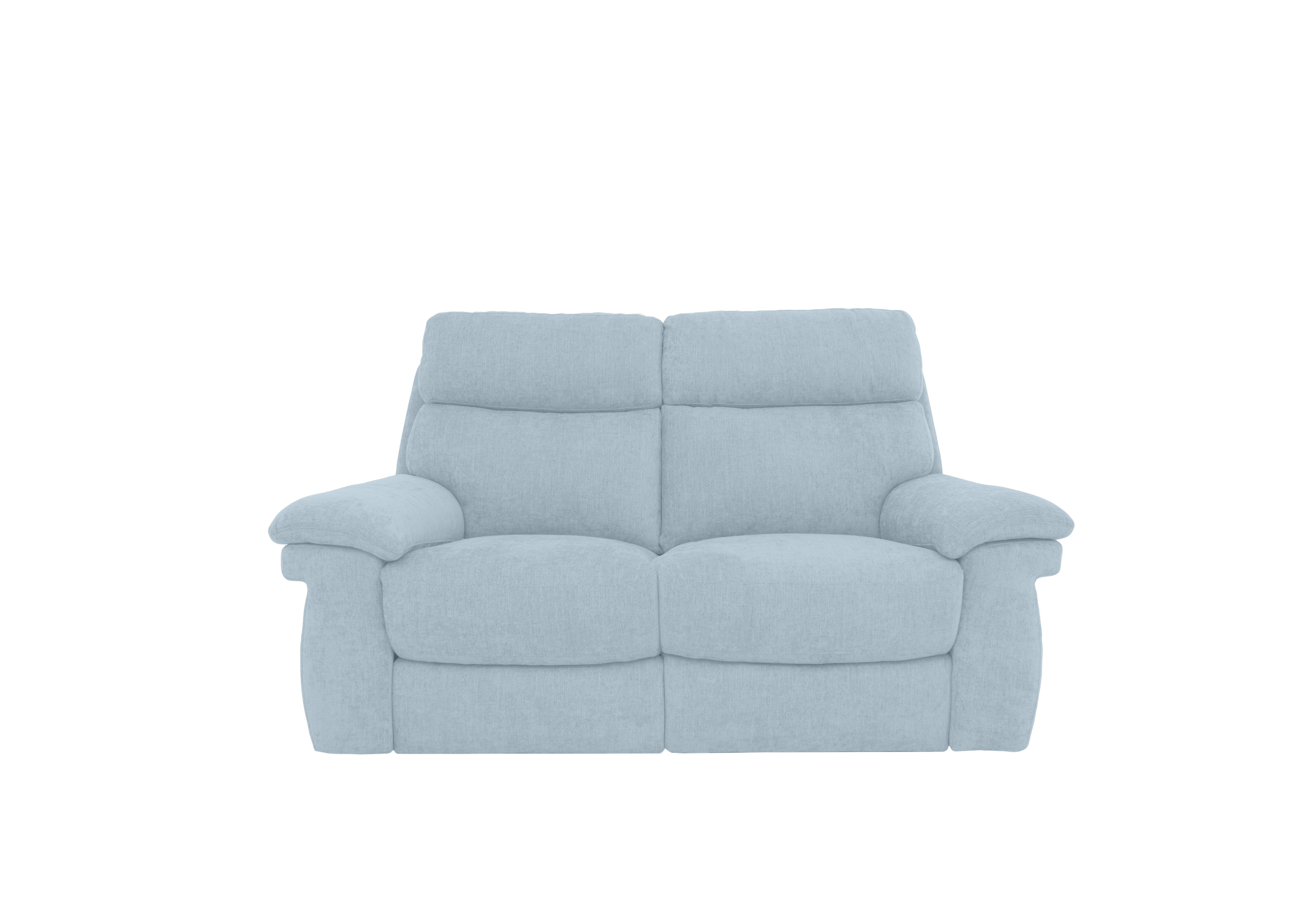 Serene 2 Seater Fabric Sofa in Fab-Meo-R17 Baby Blue on Furniture Village