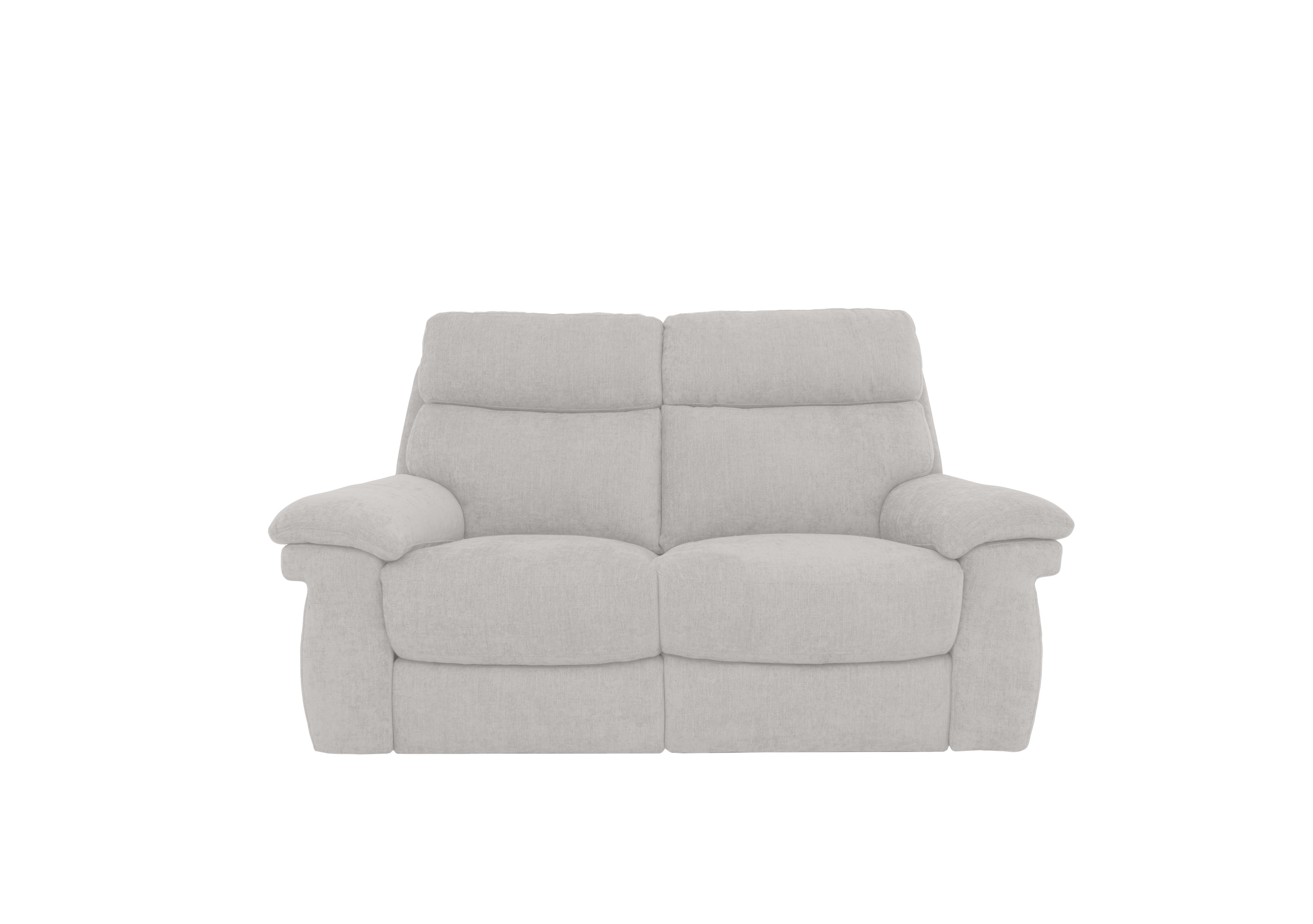 Serene 2 Seater Fabric Sofa in Fab-Meo-R23 Silver Grey on Furniture Village