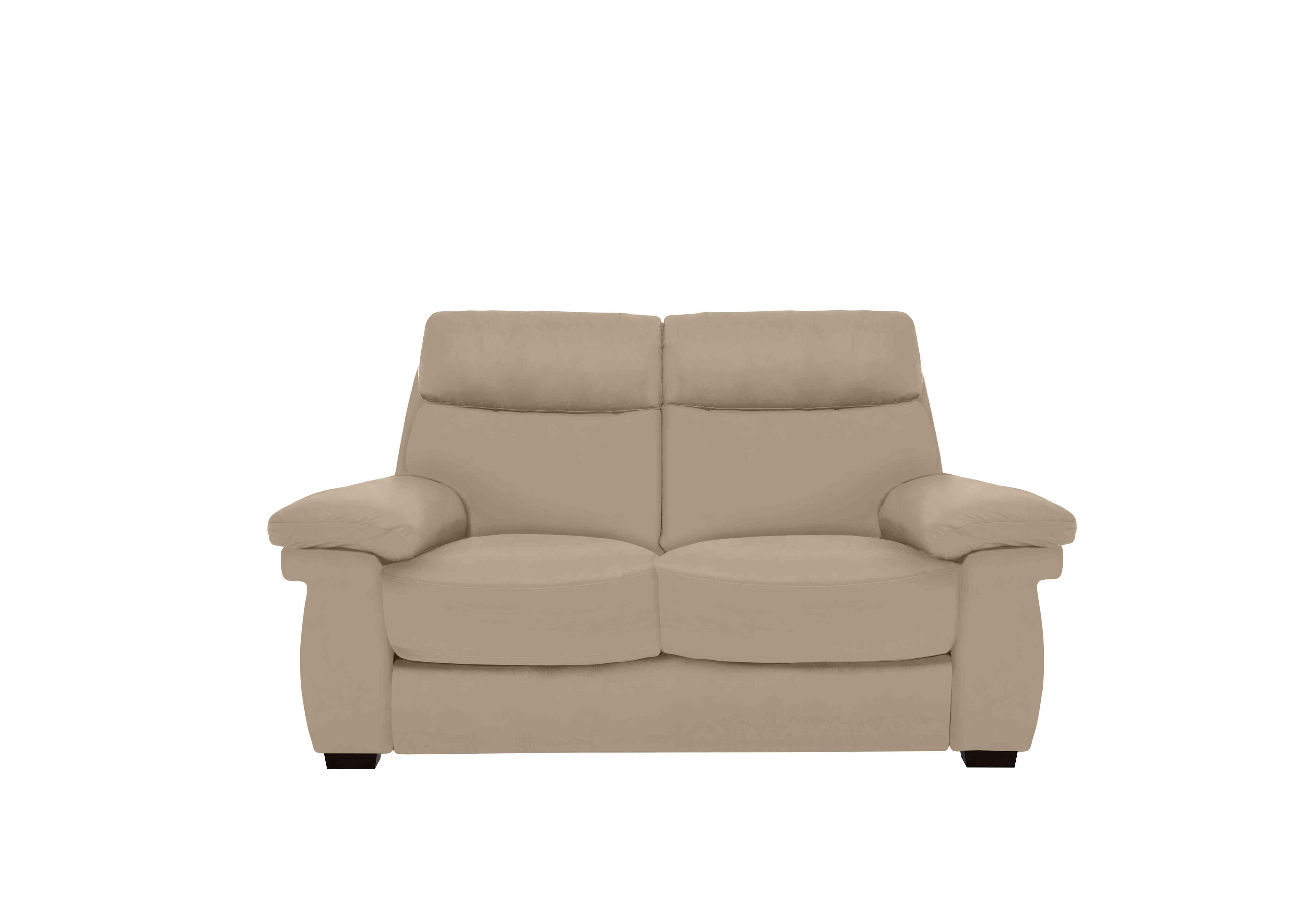 Serene 2 Seater Leather Sofa in Bx-039c Pebble on Furniture Village