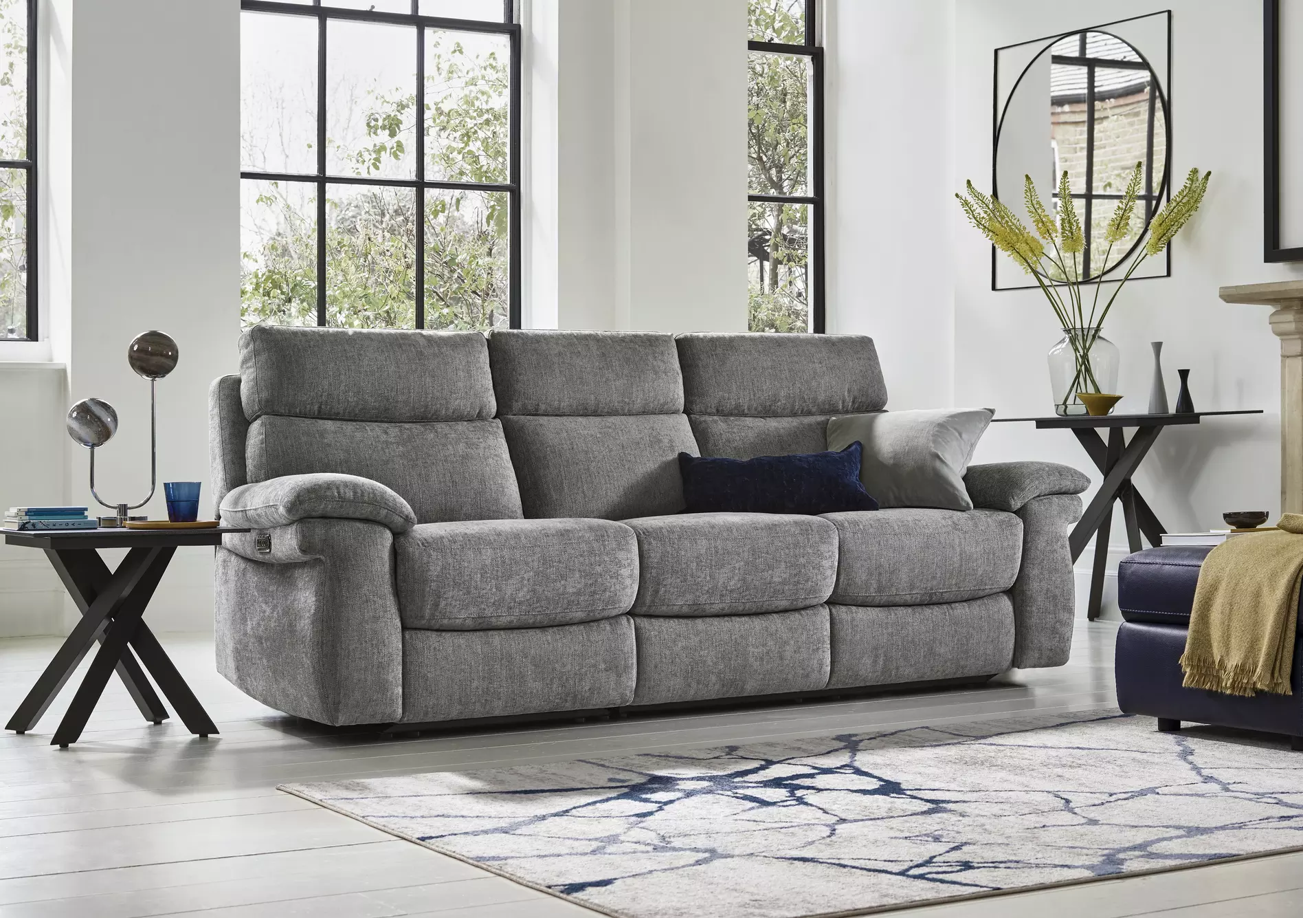 Serene 3 Seater Fabric Sofa