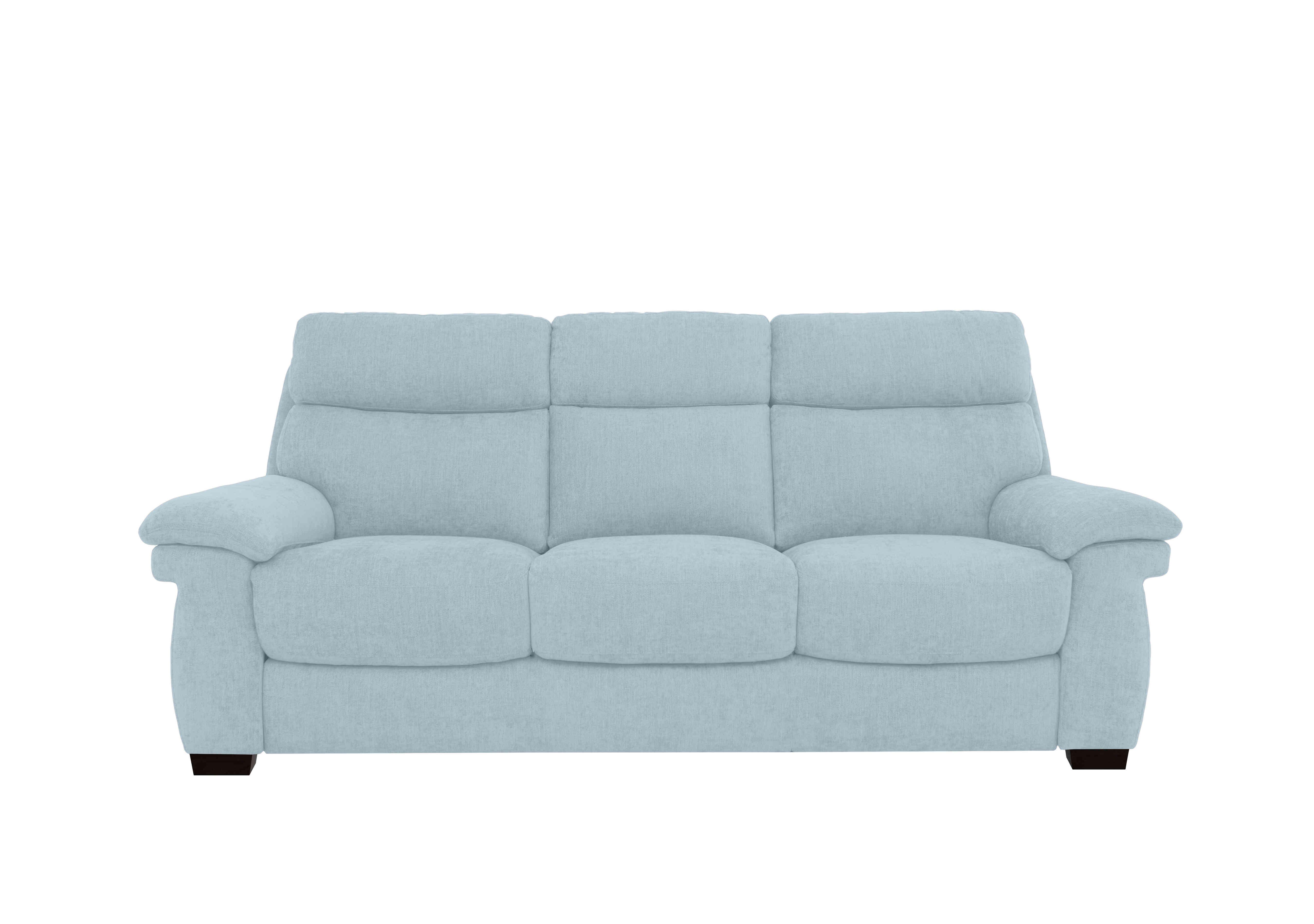 Serene 3 Seater Fabric Sofa in Fab-Meo-R17 Baby Blue on Furniture Village
