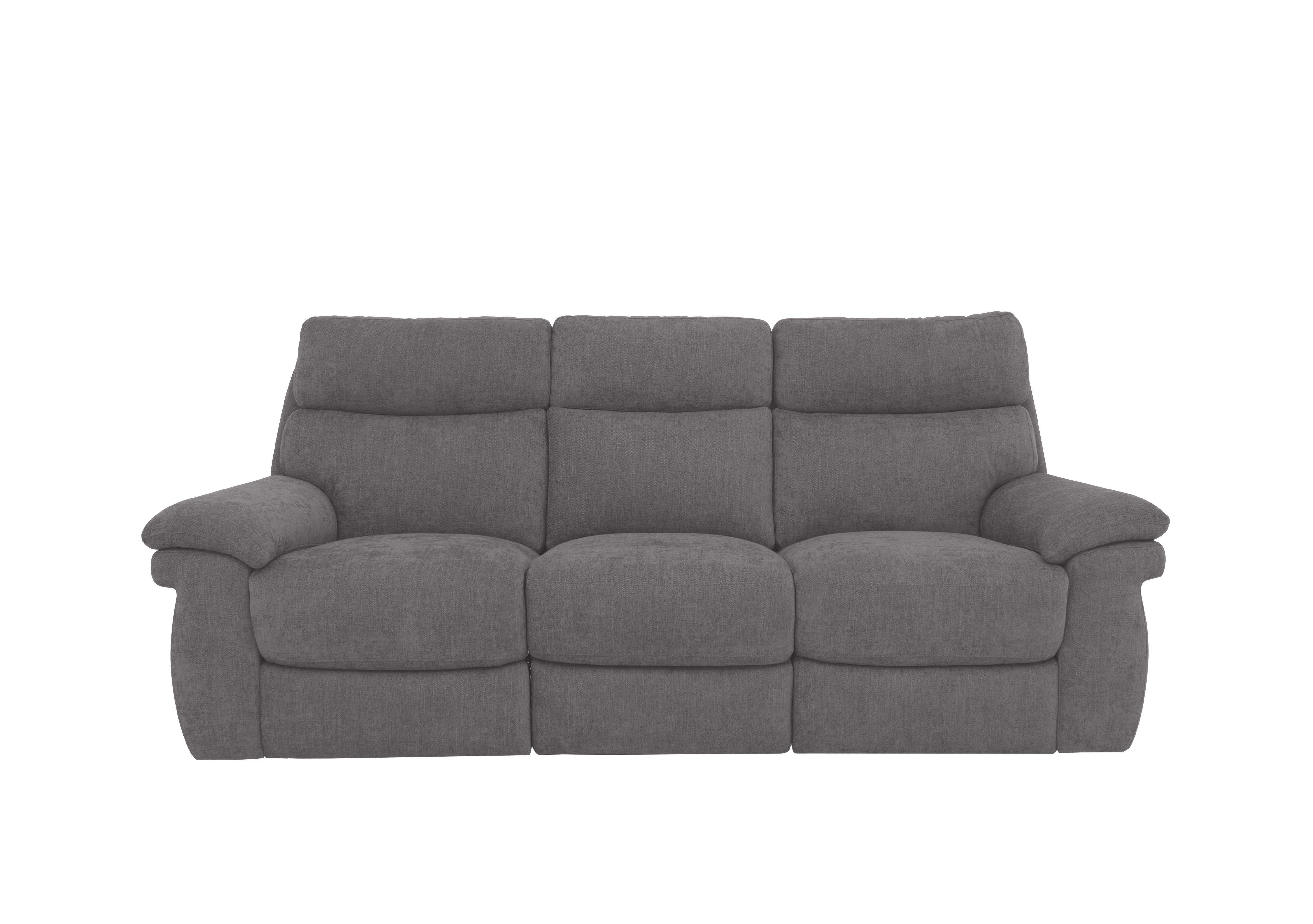 Serene 3 Seater Fabric Sofa in Fab-Meo-R25 Iron Grey on Furniture Village