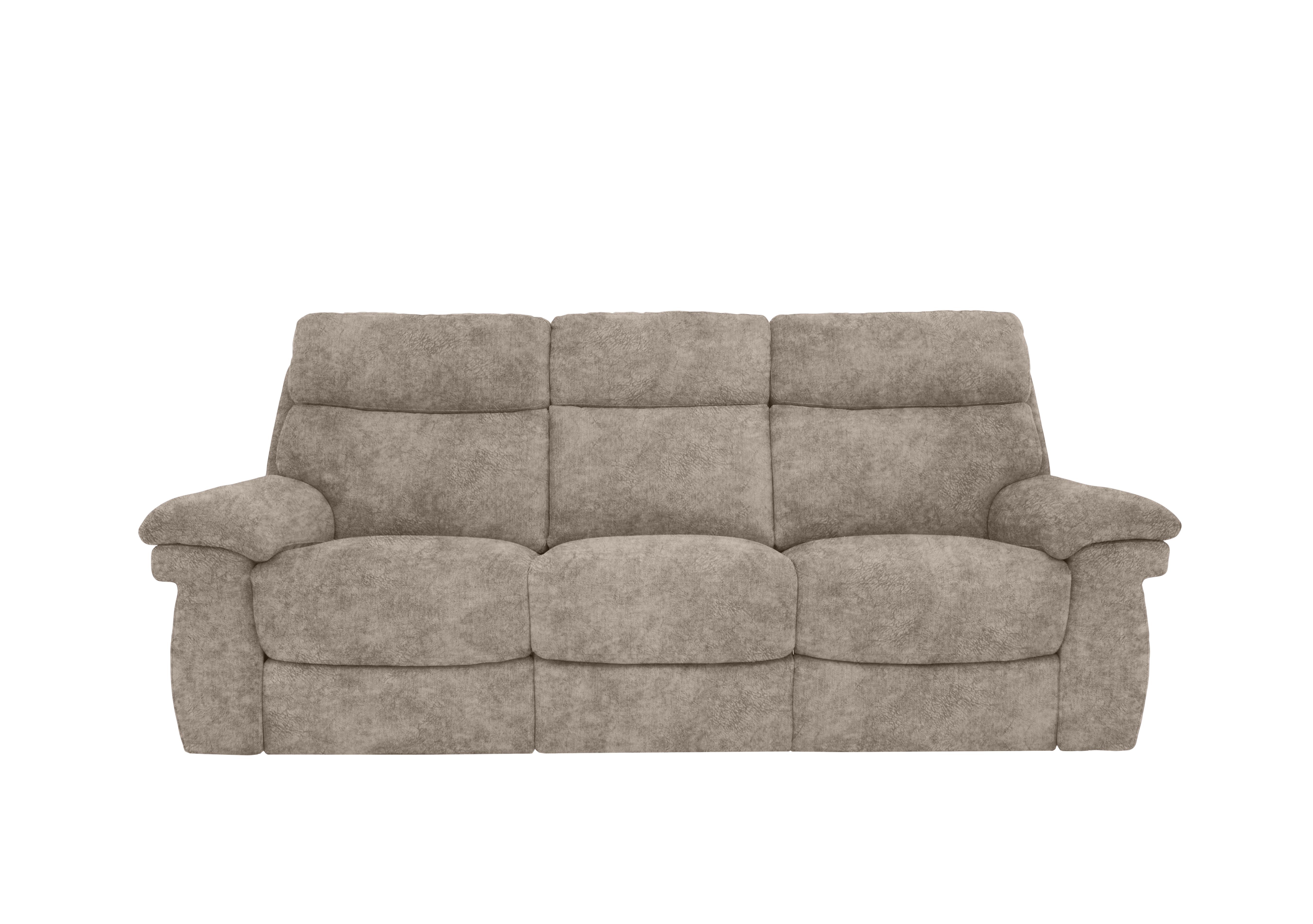 Serene 3 Seater Fabric Power Recliner Sofa with Drop Down Table and Power Headrests in Bfa-Bnn-R29 Mink on Furniture Village