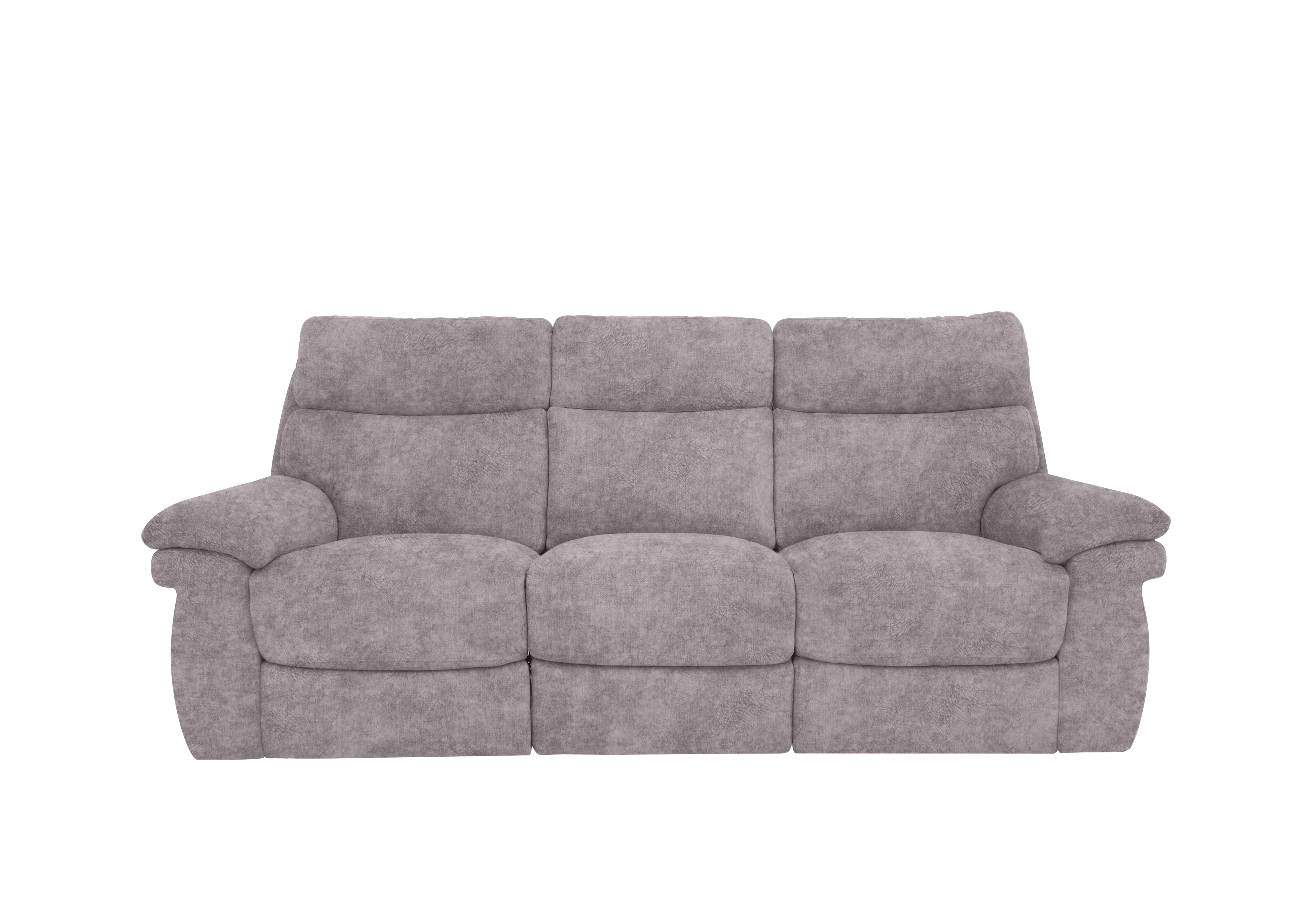 Serene 3 Seater Fabric Power Recliner Sofa with Power Headrests and Power Lumbar in Bfa-Bnn-R28 Grey on Furniture Village