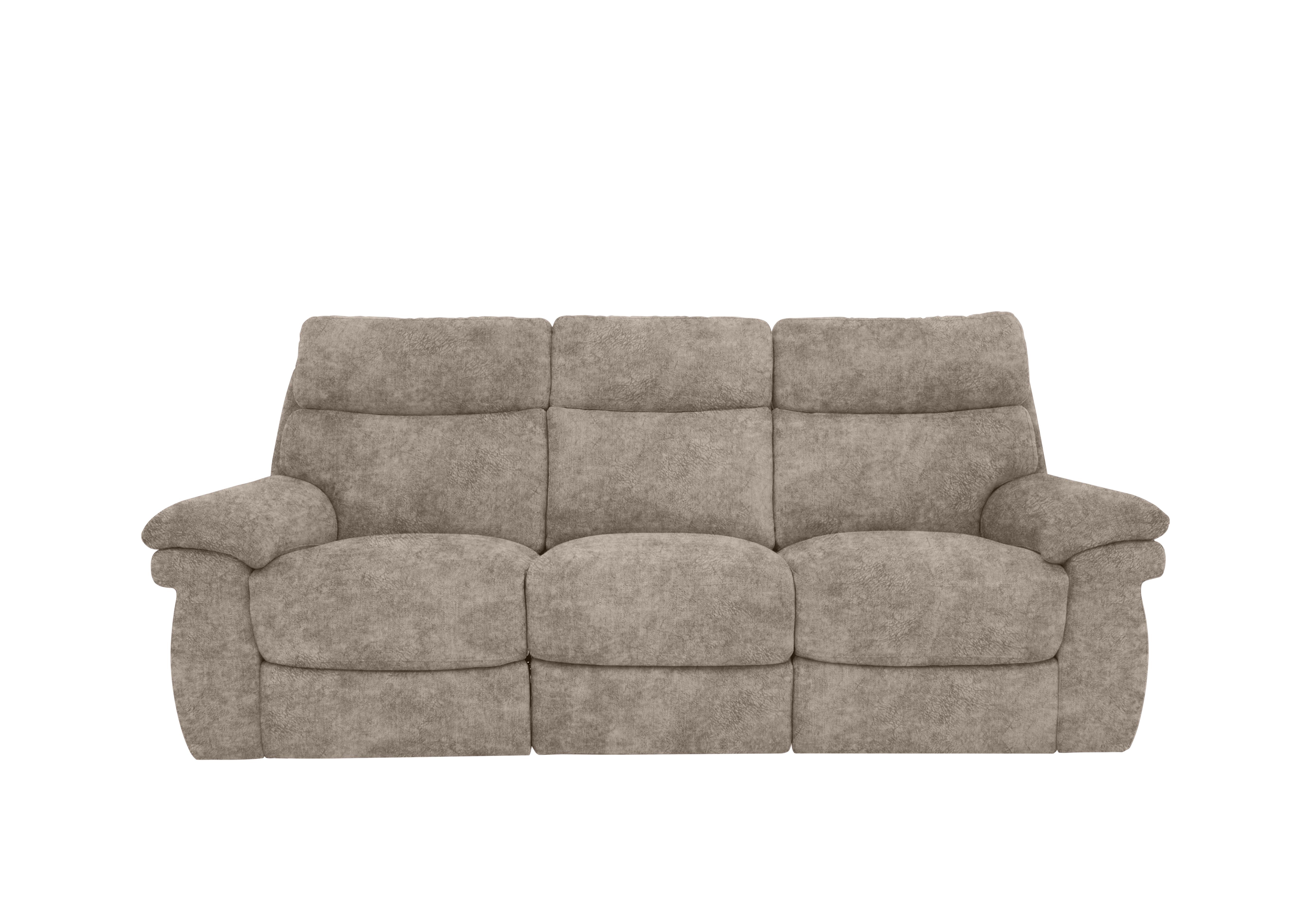 Serene 3 Seater Fabric Power Recliner Sofa with Power Headrests and Power Lumbar in Bfa-Bnn-R29 Mink on Furniture Village