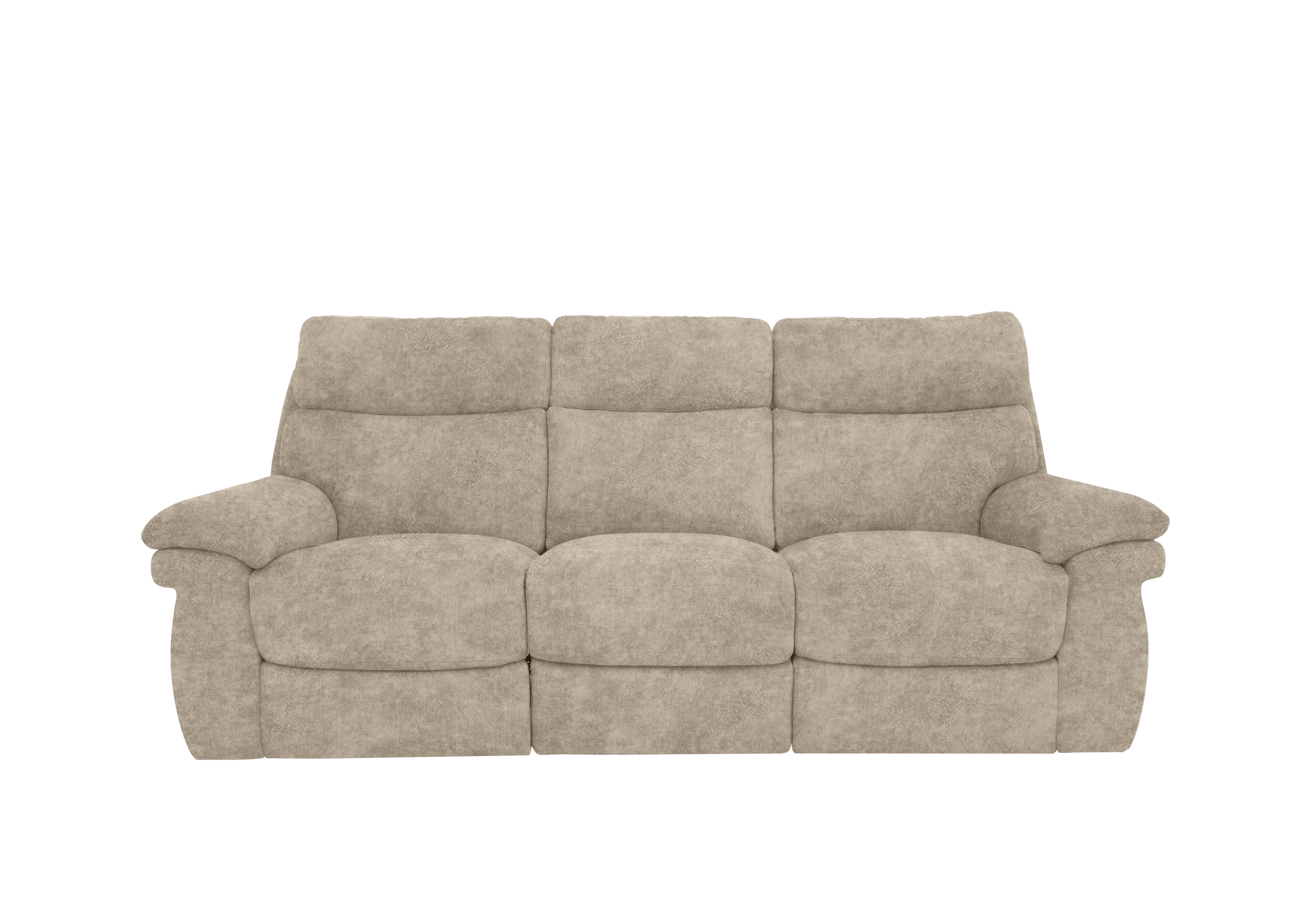 Serene 3 Seater Fabric Power Recliner Sofa with Power Headrests in Bfa-Bnn-R26 Cream on Furniture Village