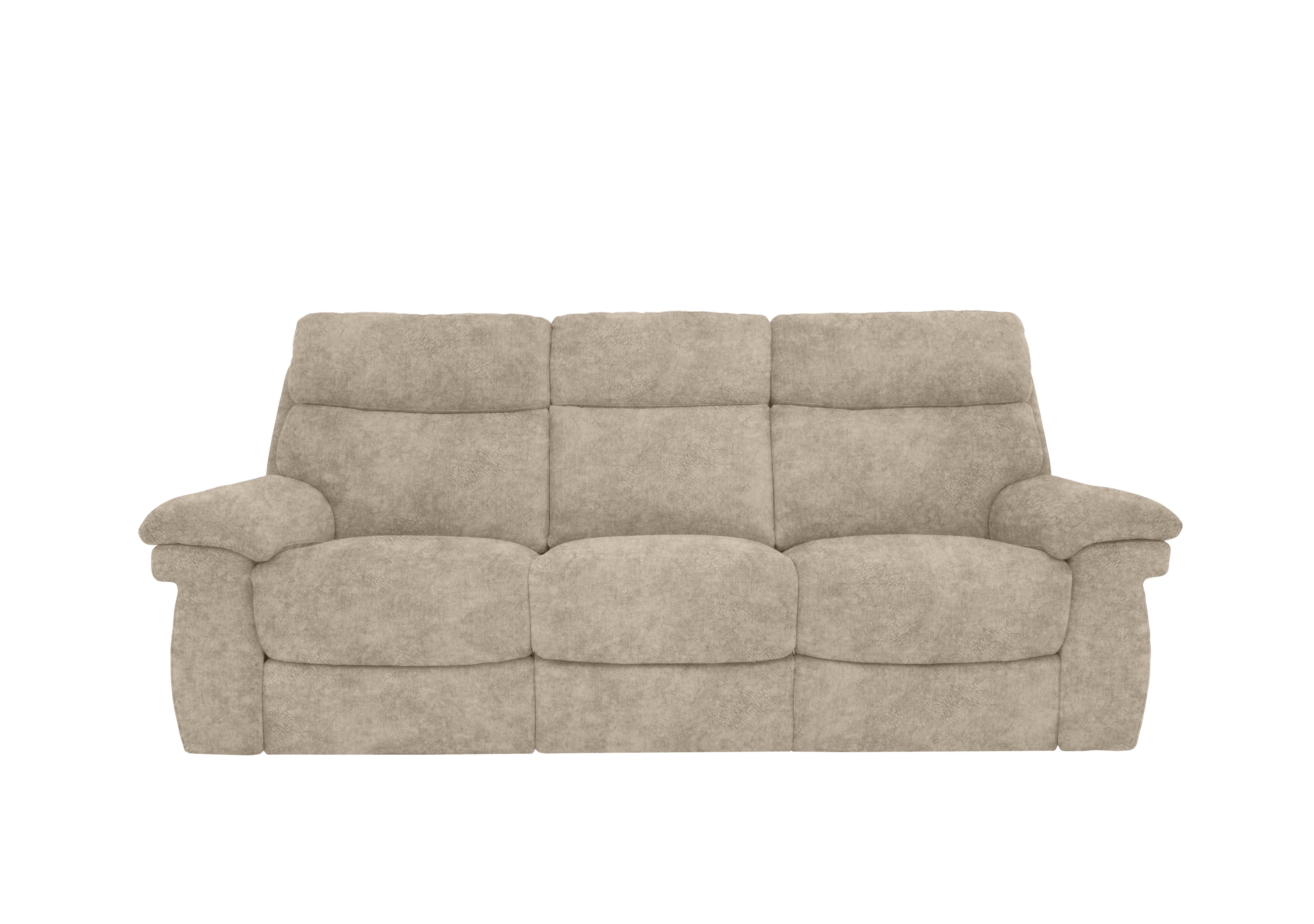 Serene 3 Seater Fabric Power Recliner Sofa with Drop Down Table in Bfa-Bnn-R26 Cream on Furniture Village