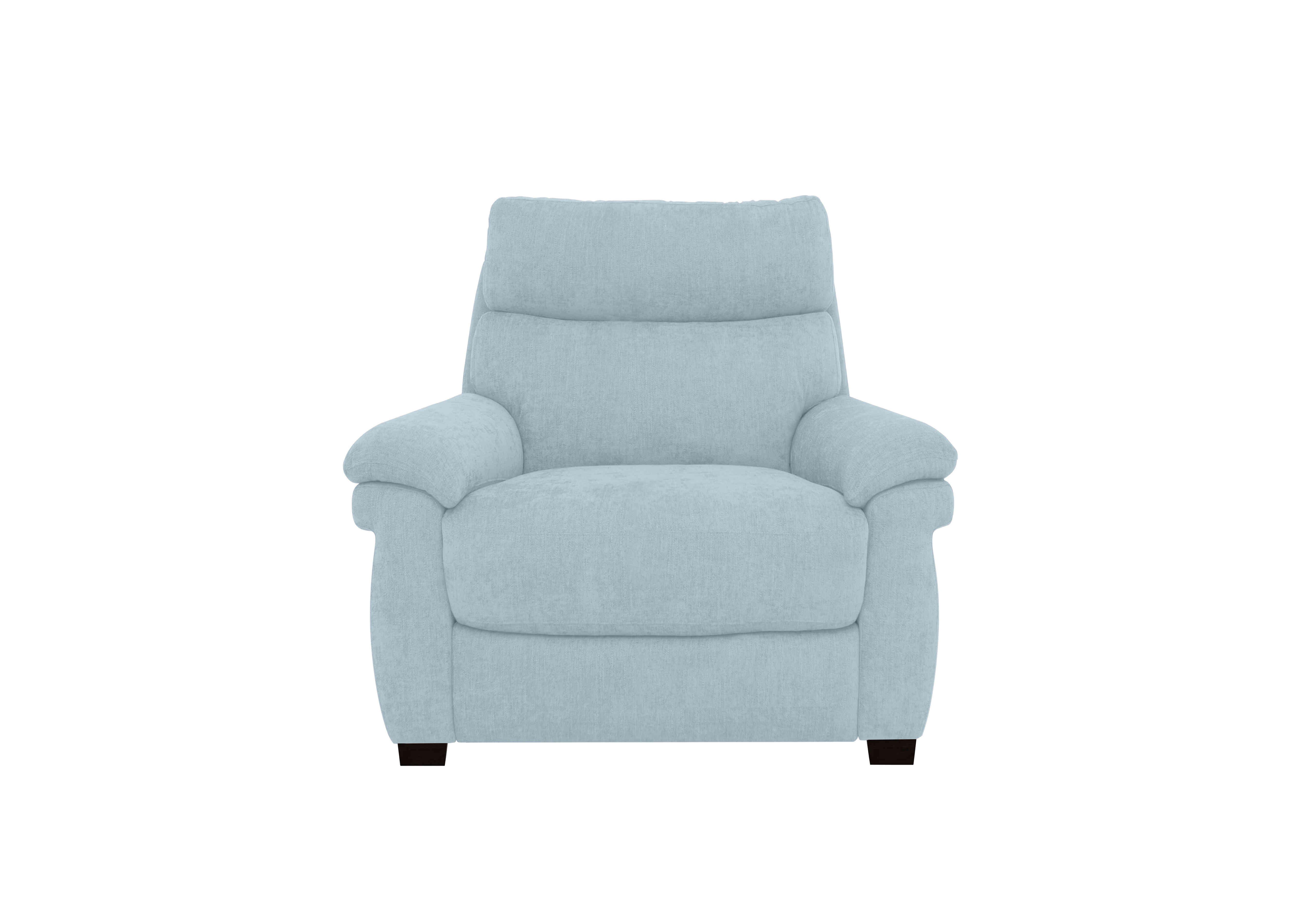 Serene Fabric Chair in Fab-Meo-R17 Baby Blue on Furniture Village