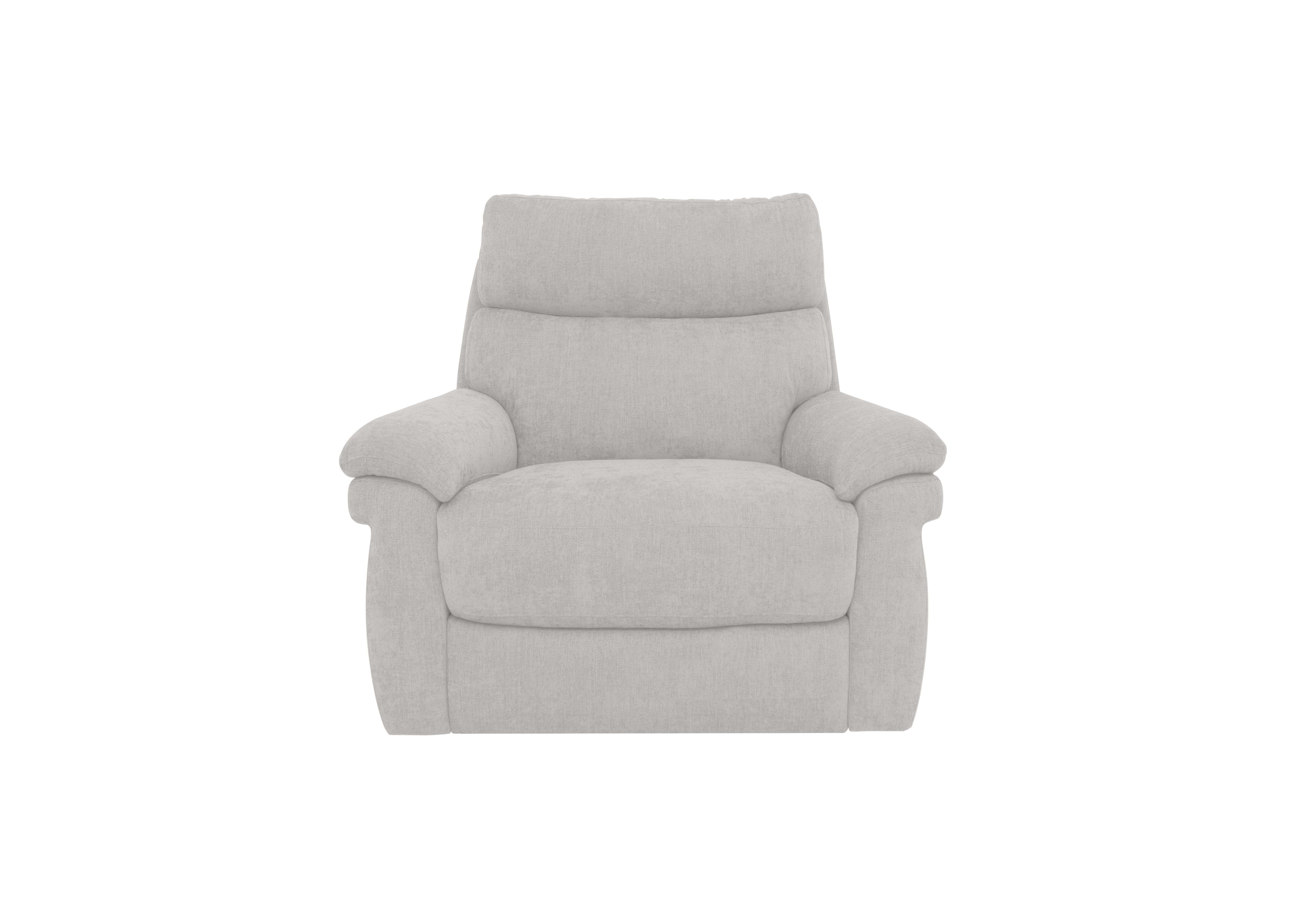 Serene Fabric Chair in Fab-Meo-R23 Silver Grey on Furniture Village
