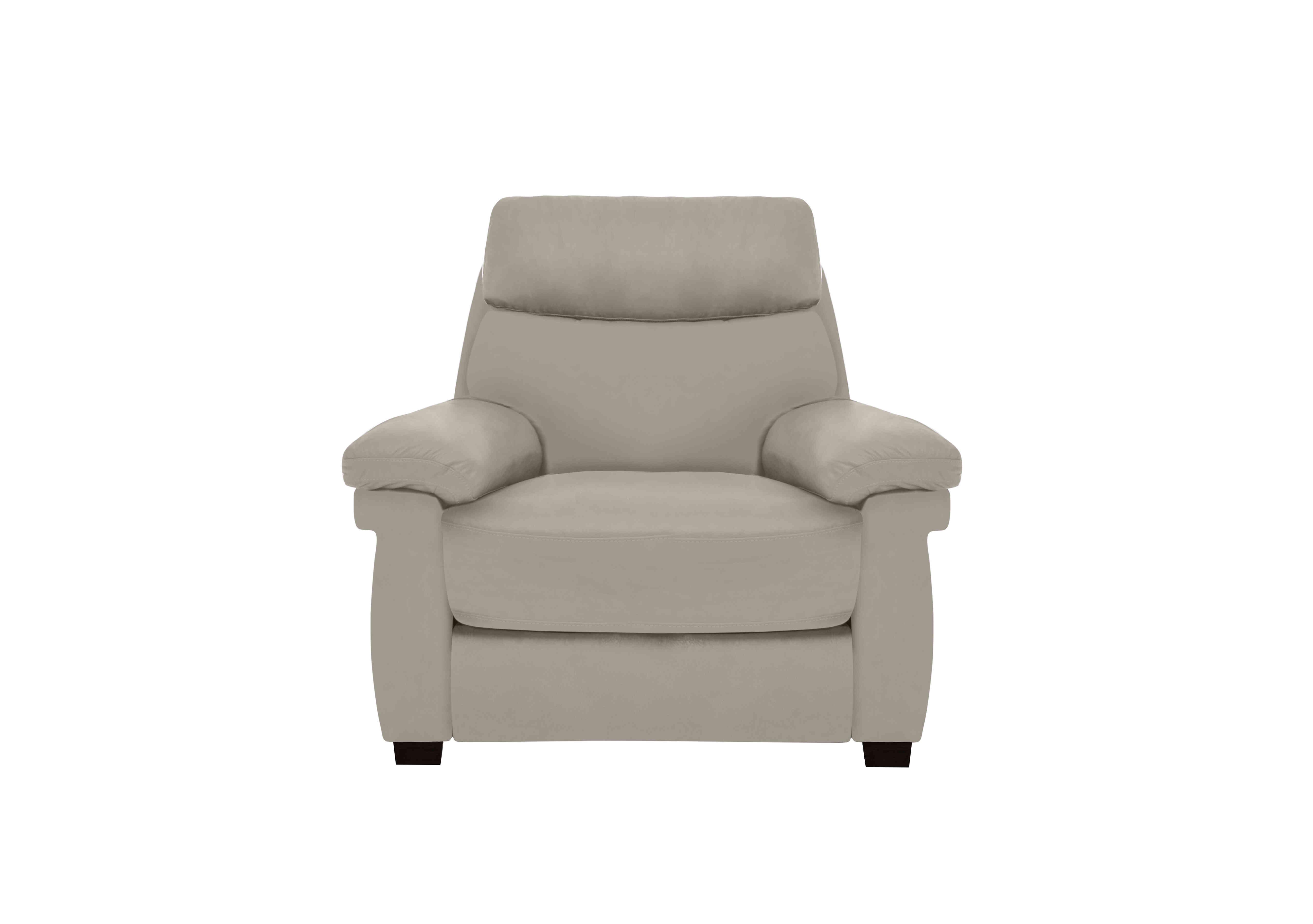 Serene Leather Chair in Bx-251e Grey on Furniture Village