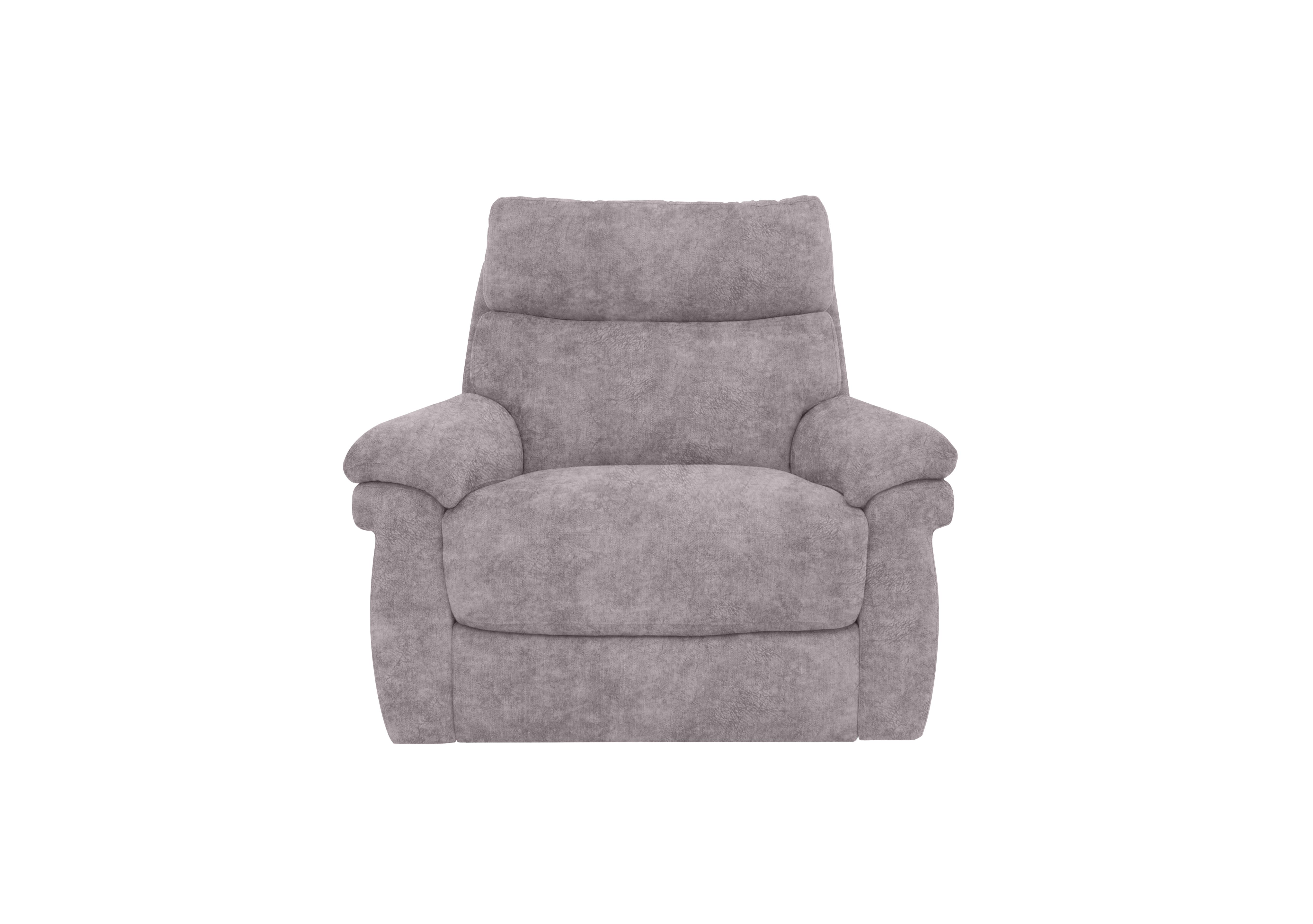 Serene Fabric Power Recliner Chair with Power Headrest and Power Lumbar in Bfa-Bnn-R28 Grey on Furniture Village