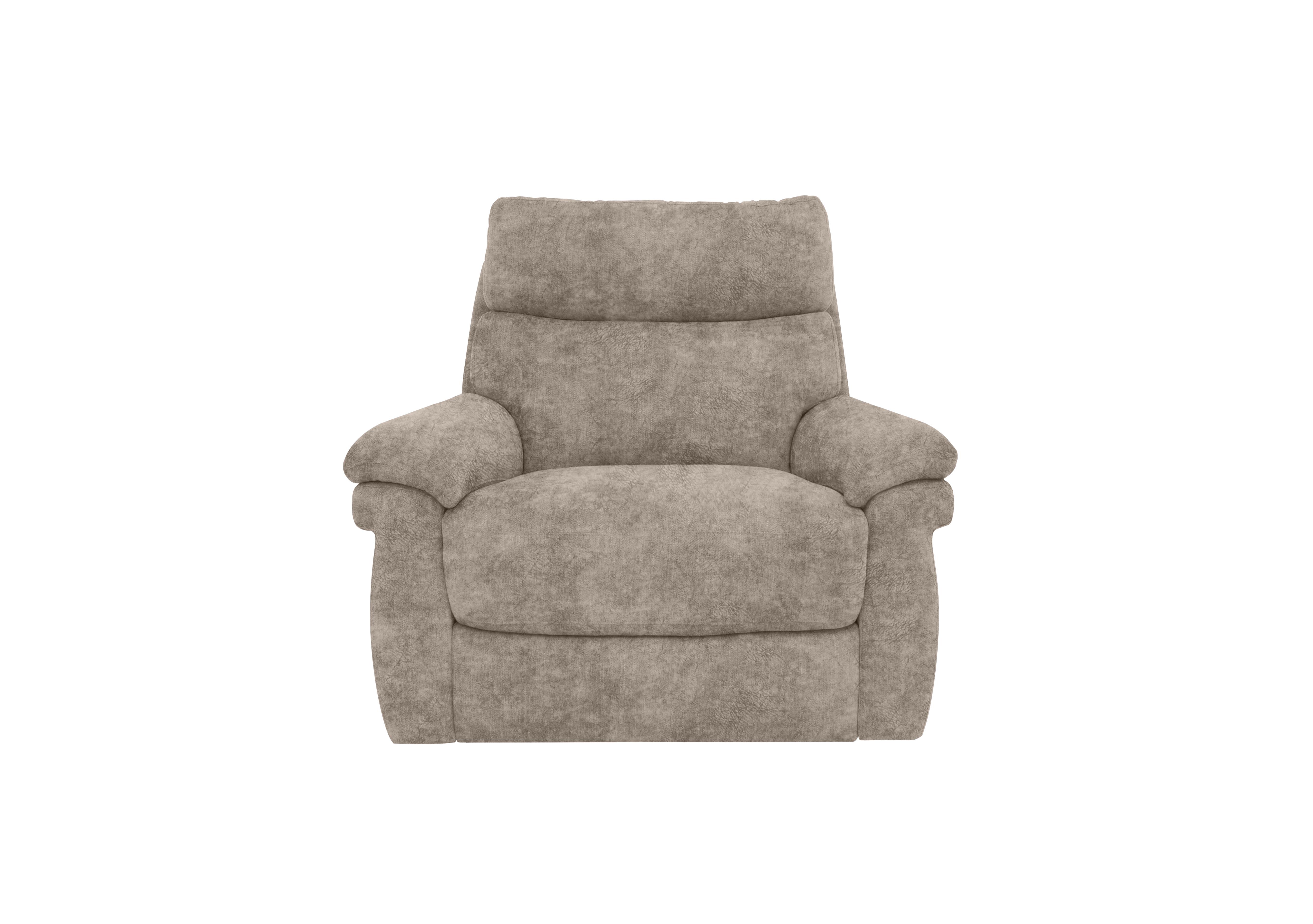 Serene Fabric Power Recliner Chair with Power Headrest and Power Lumbar in Bfa-Bnn-R29 Mink on Furniture Village