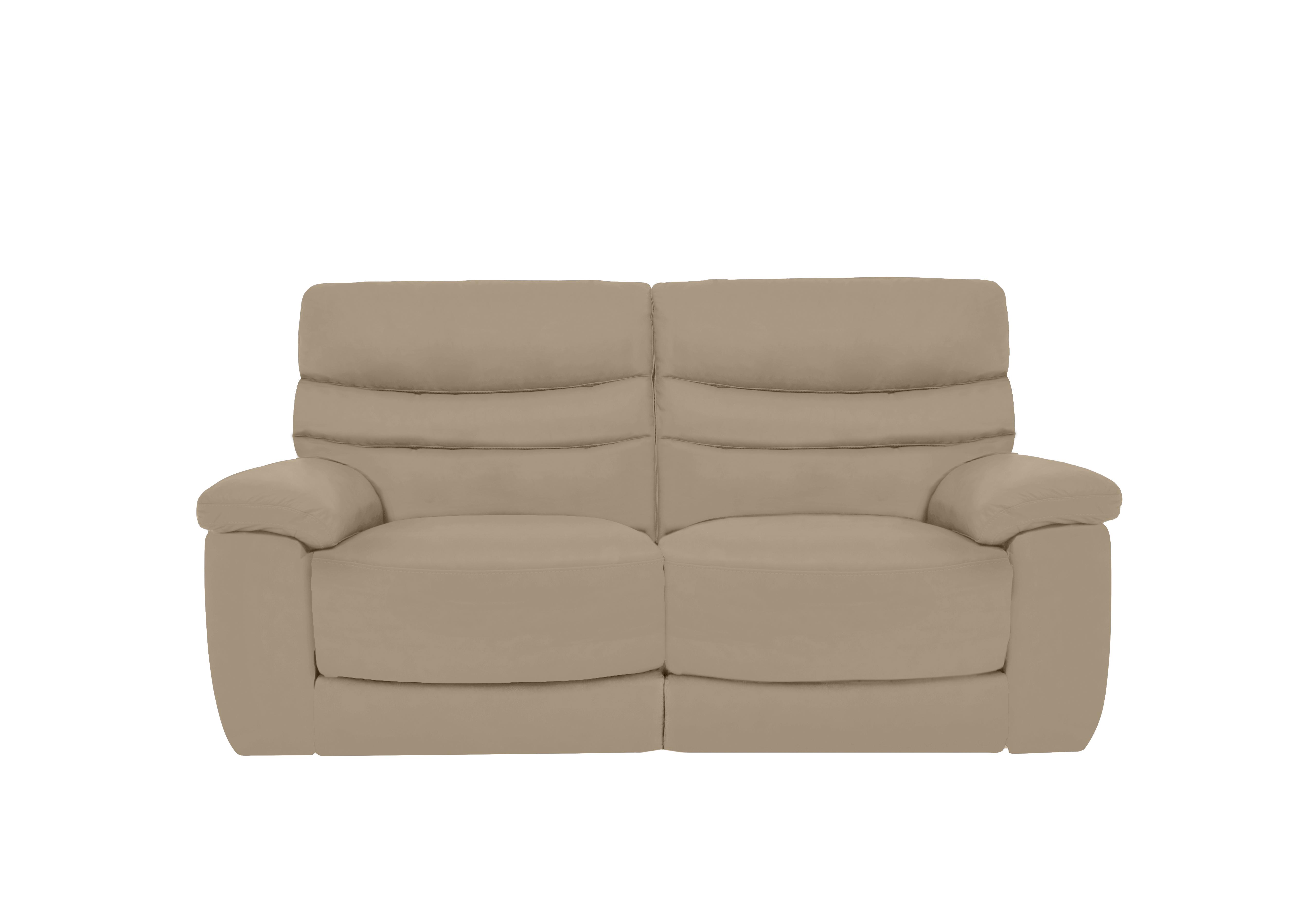 Nimbus 2 Seater Leather Sofa in Bx-039c Pebble on Furniture Village