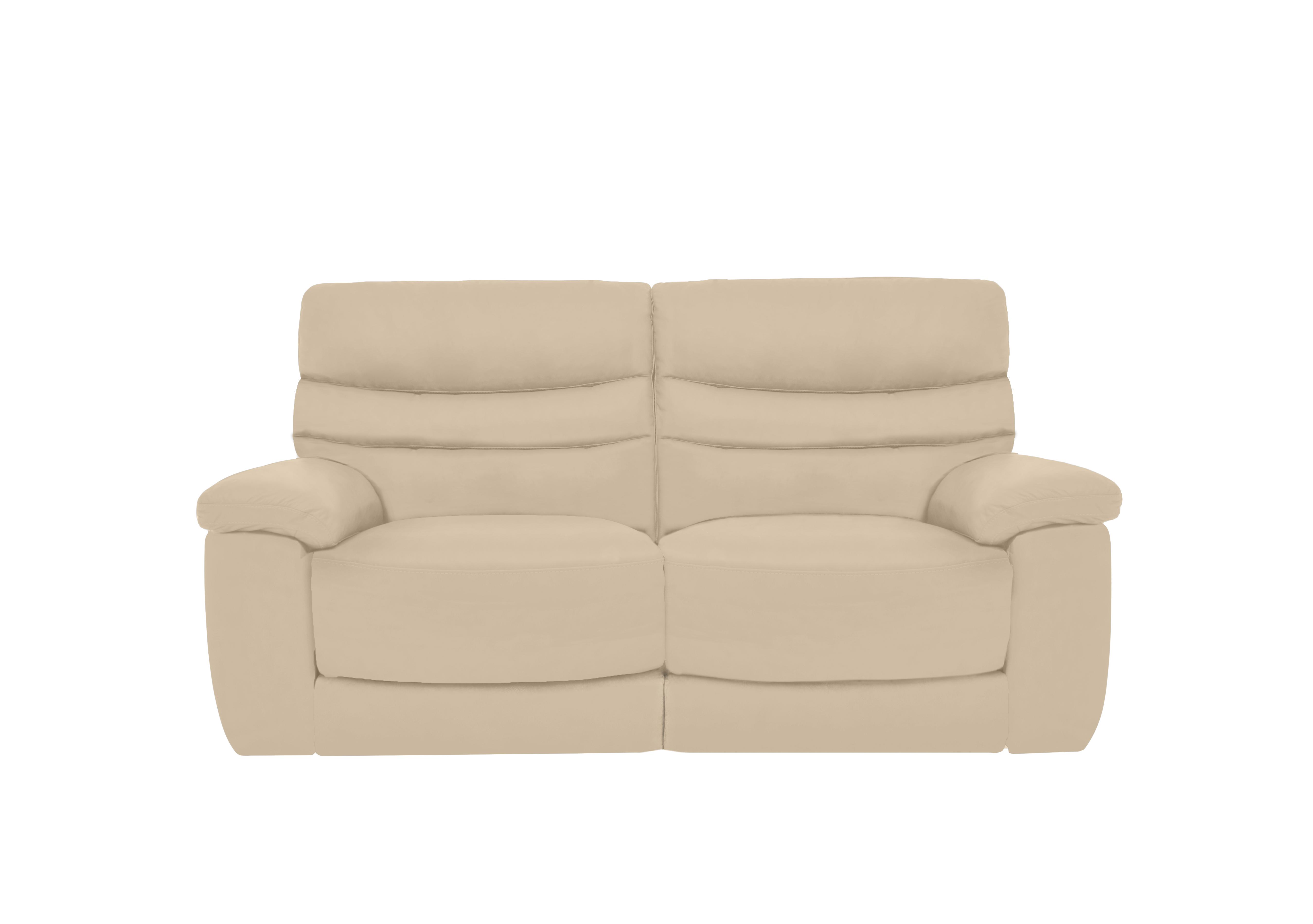 Nimbus 2 Seater Leather Power Recliner Sofa with Power Headrests and Power Lumbar in Bx-862c Bisque on Furniture Village