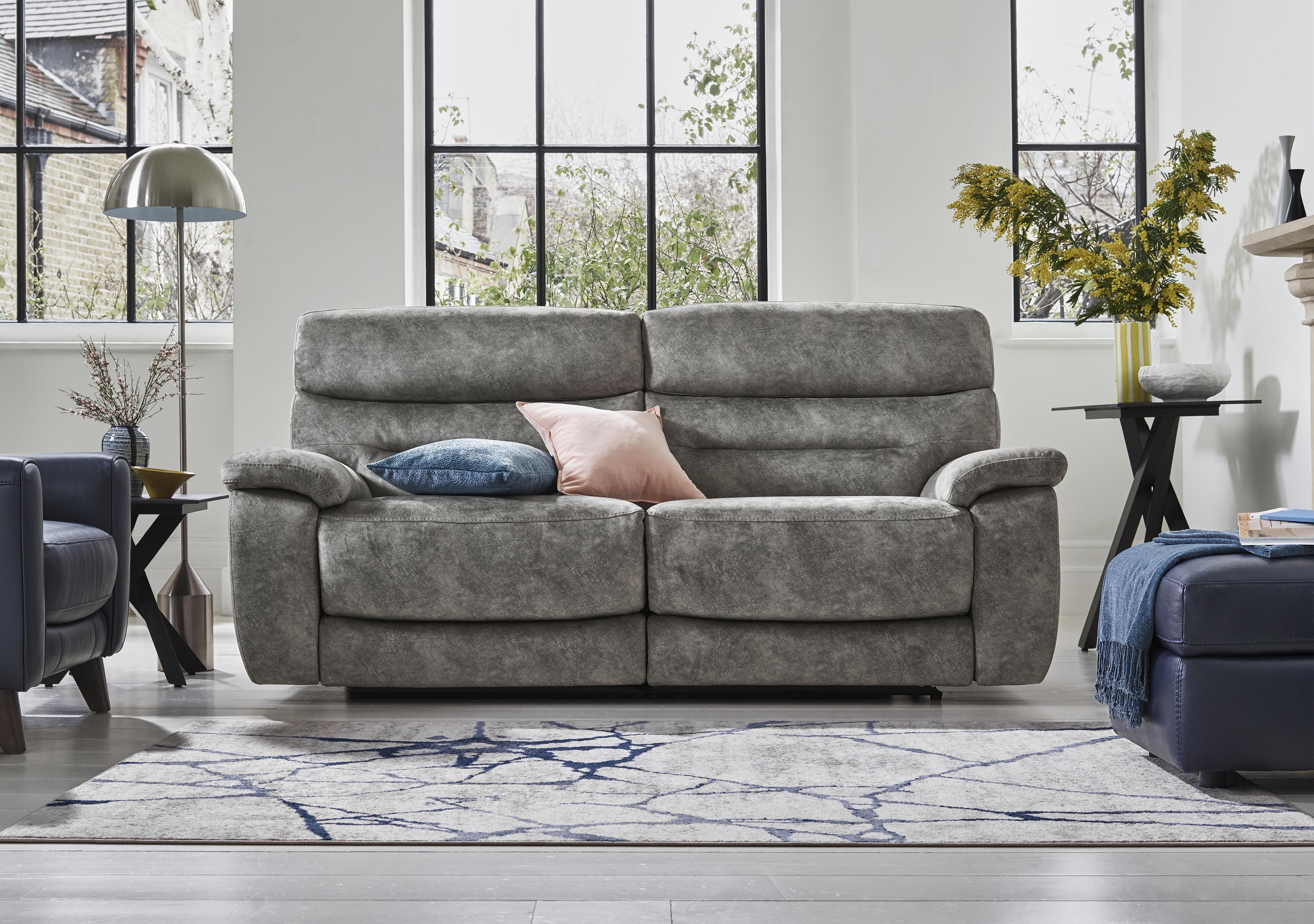 Nimbus 3 Seater Fabric Sofa in  on Furniture Village