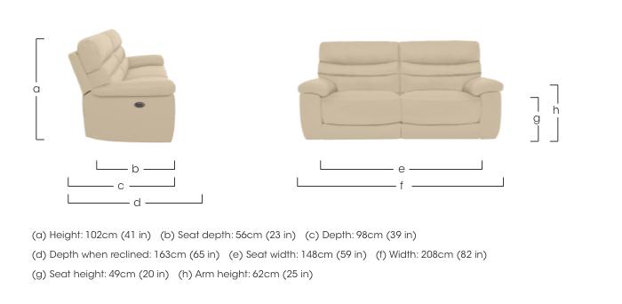 Nimbus 3 Seater Leather Sofa in  on Furniture Village