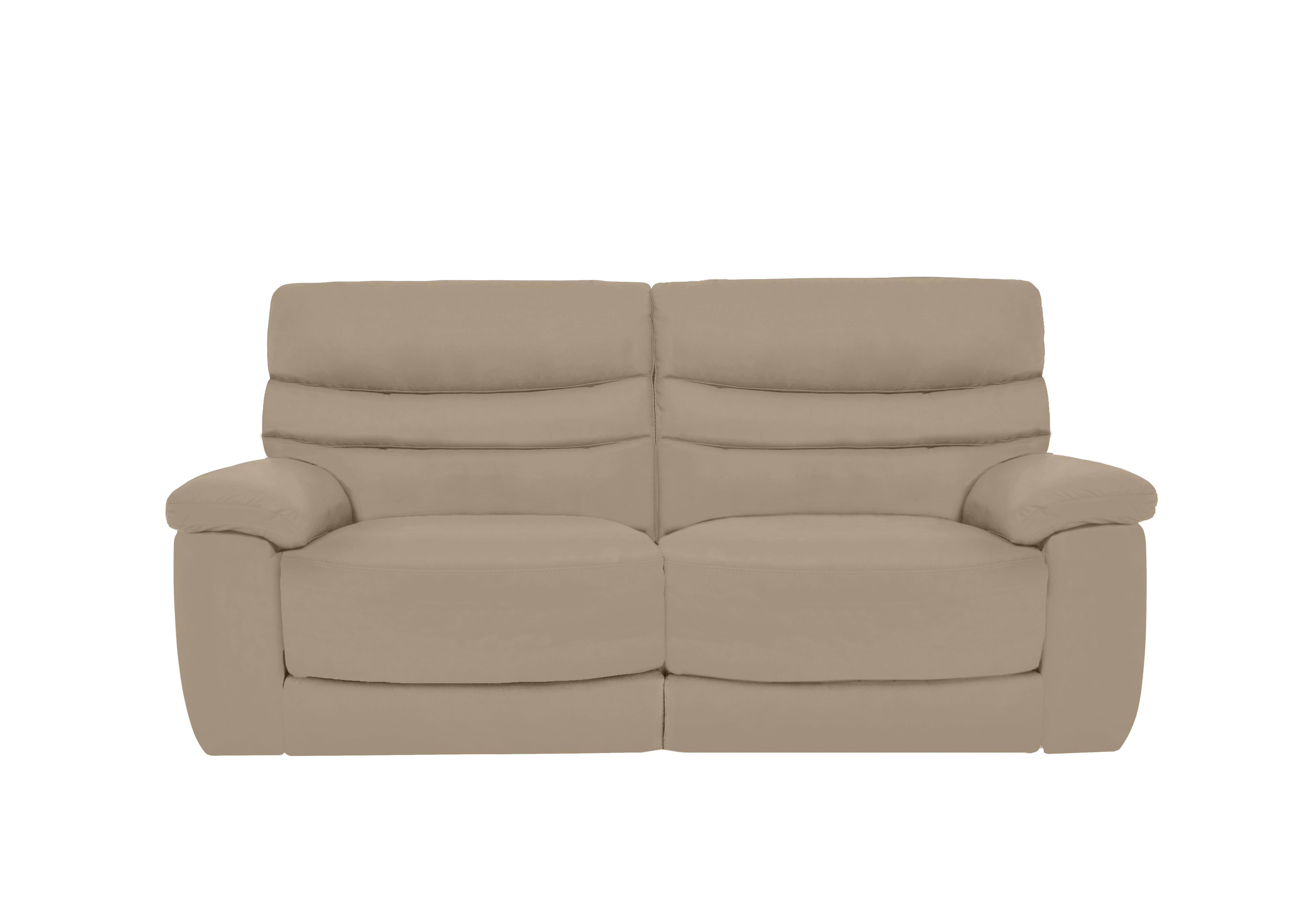 Nimbus 3 Seater Leather Sofa in Bx-039c Pebble on Furniture Village
