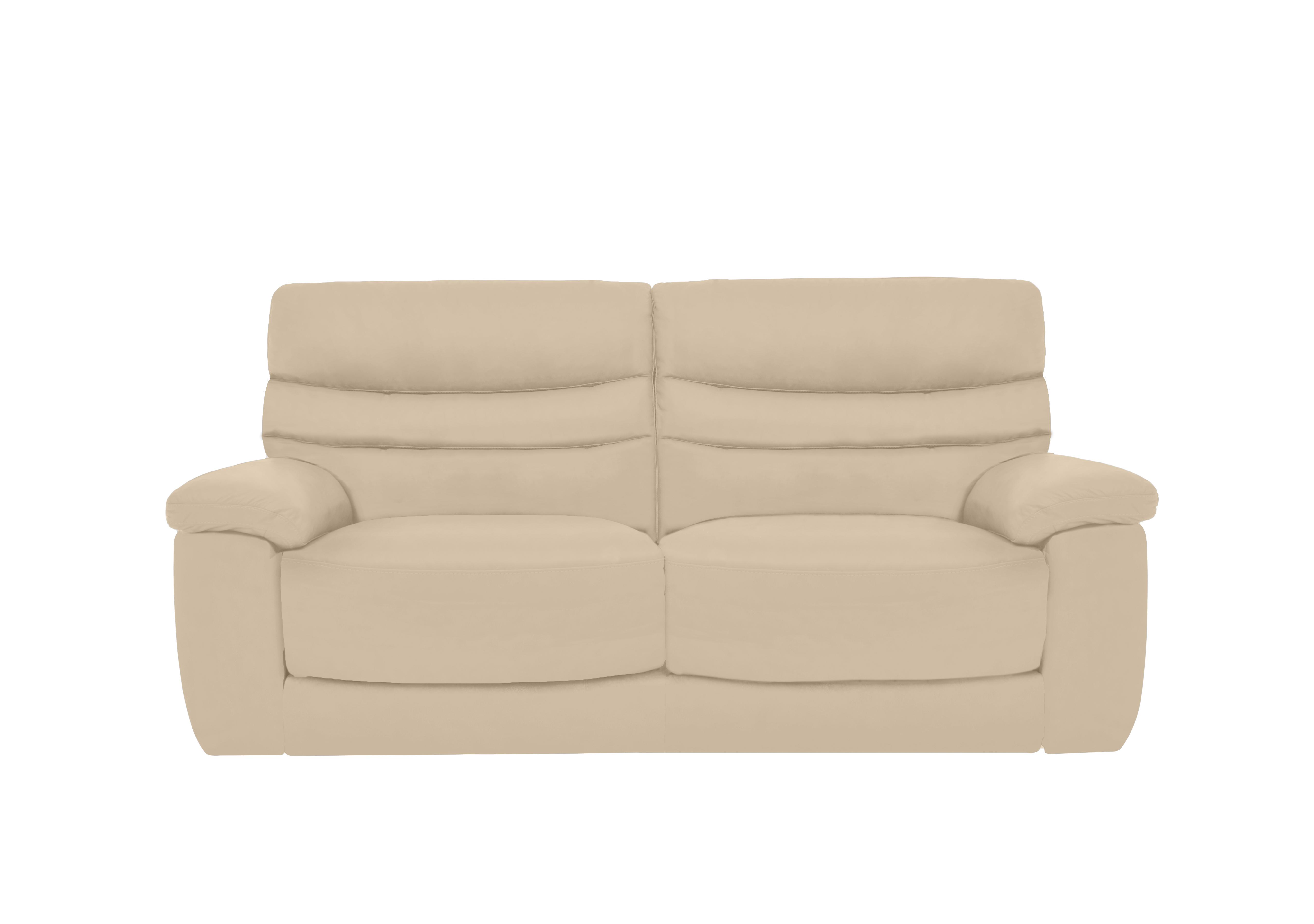 Nimbus 3 Seater Leather Sofa in Bx-862c Bisque on Furniture Village