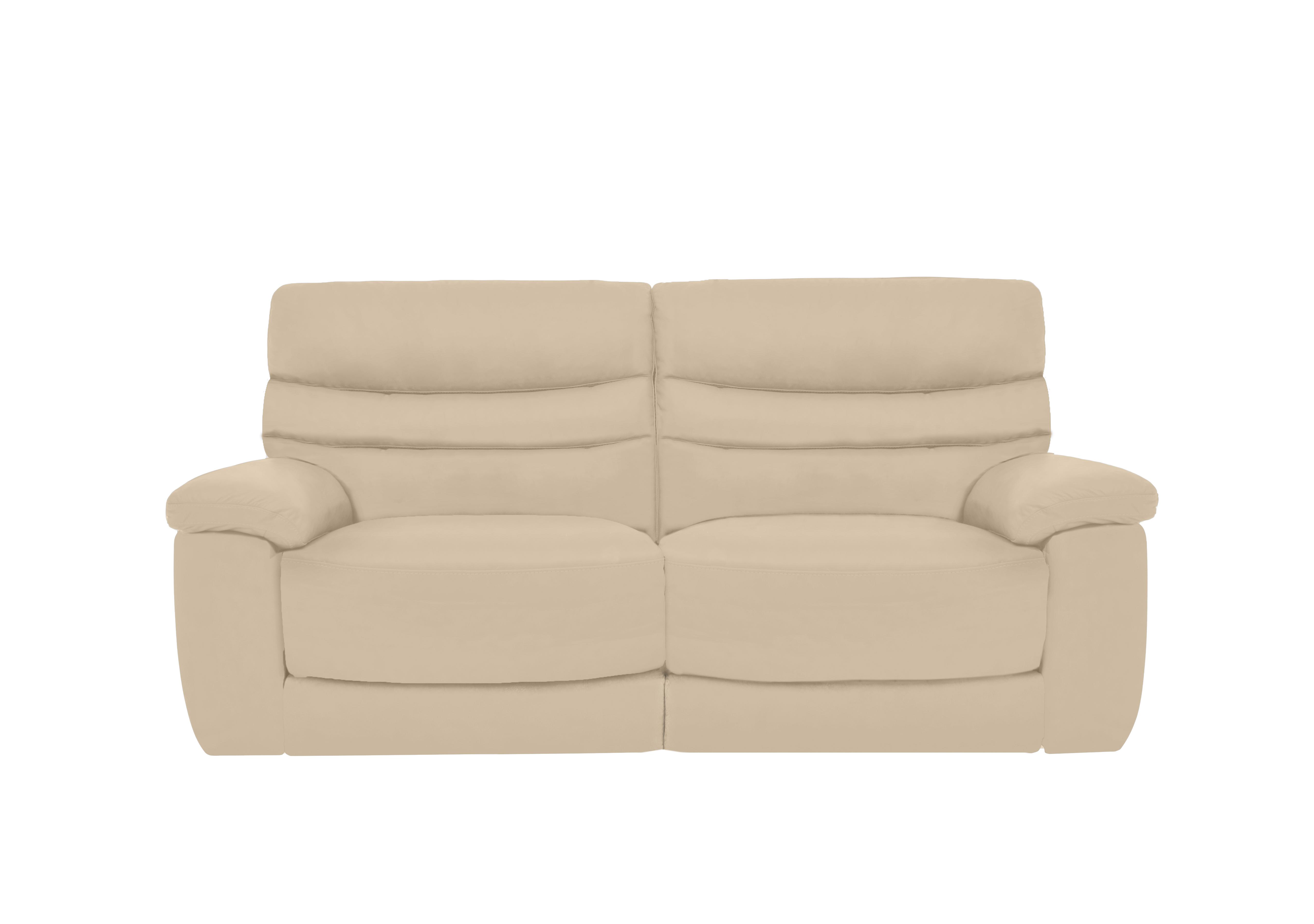 Nimbus 3 Seater Leather Power Recliner Sofa with Power Headrests and Power Lumbar in Bx-862c Bisque on Furniture Village