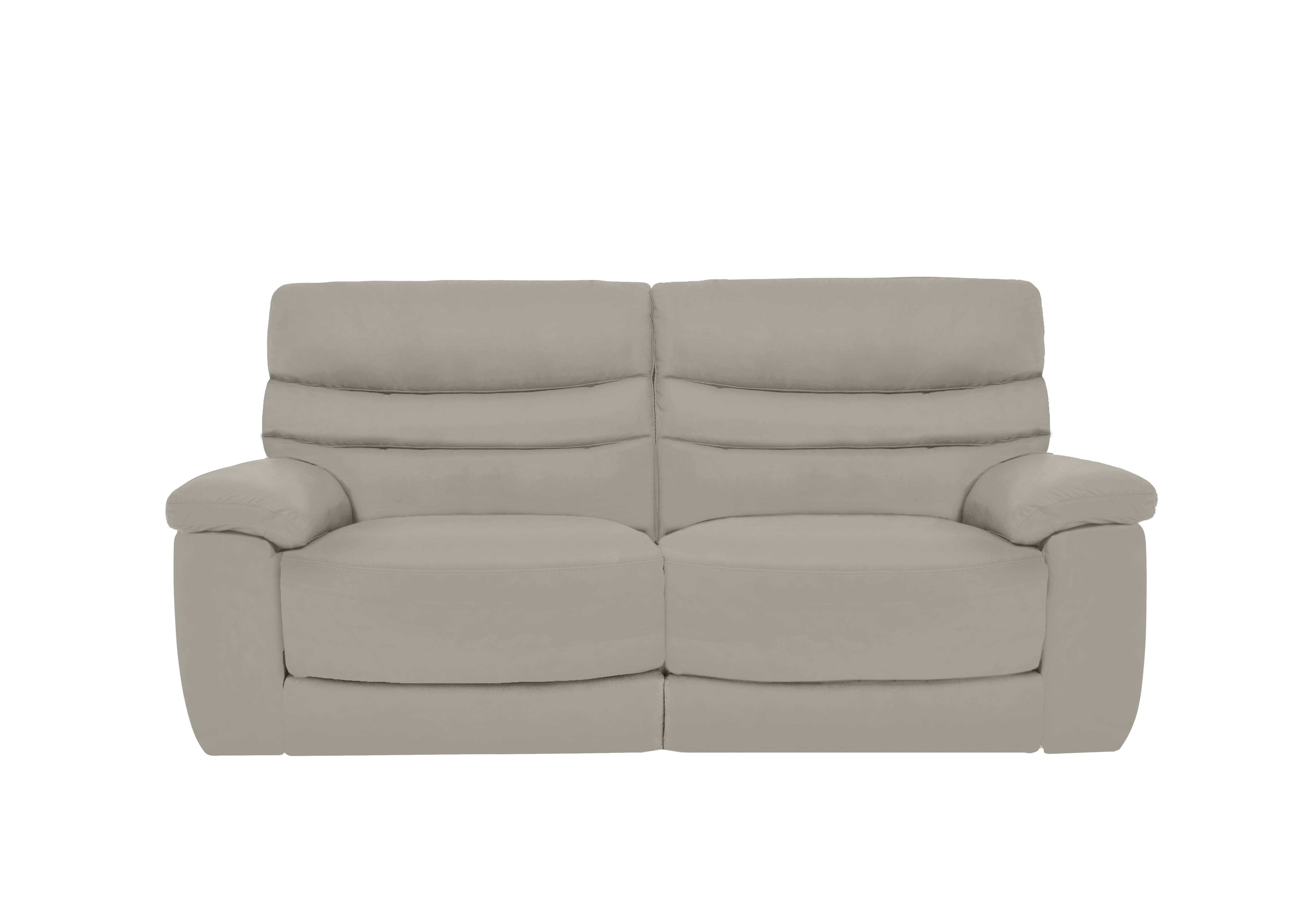 Nimbus 3 Seater Leather Power Recliner Sofa with Power Headrests in Bx-251e Grey on Furniture Village