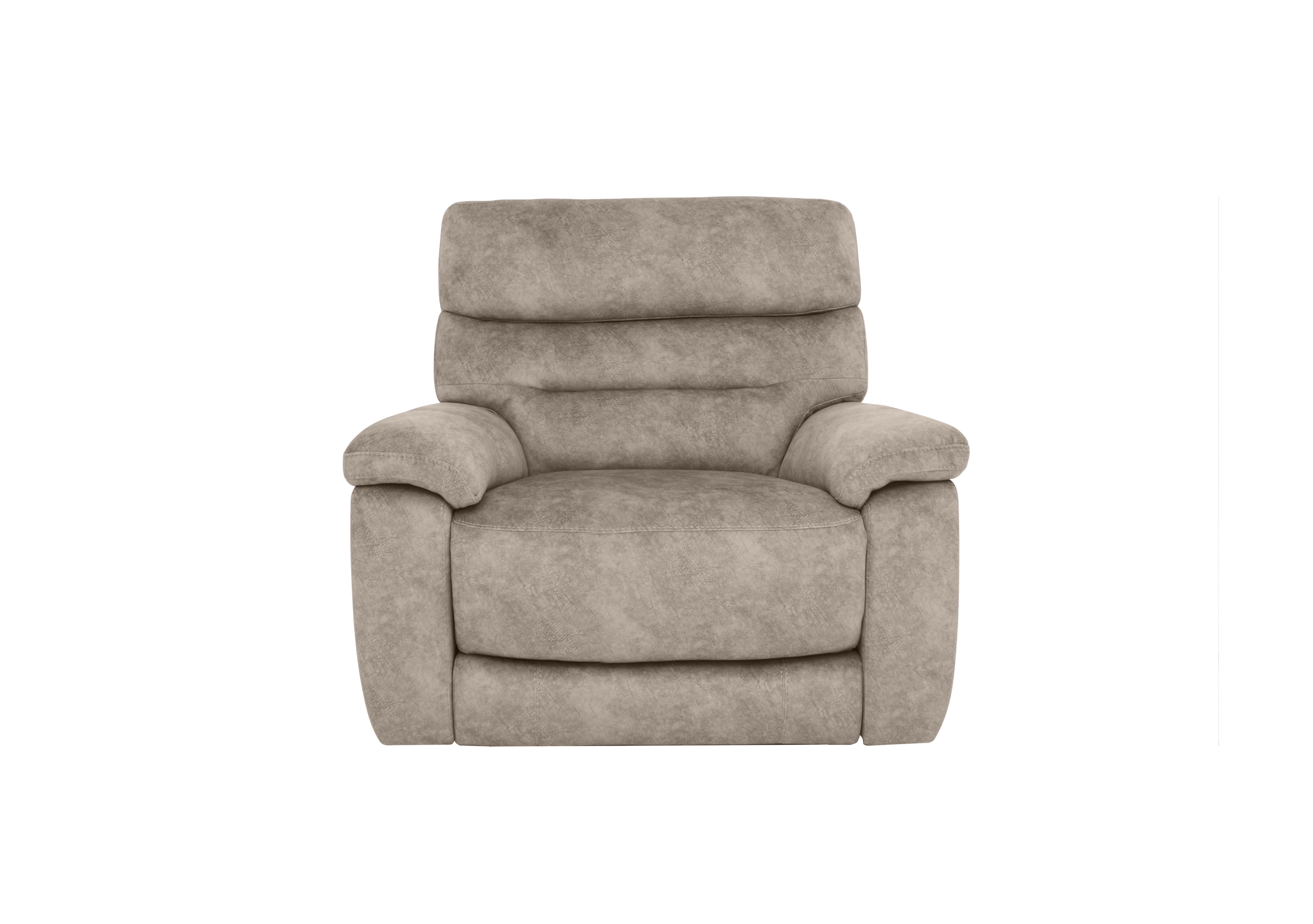 Nimbus Fabric Power Recliner Chair with Power Headrest and Power Lumbar in Bfa-Bnn-R29 Mink on Furniture Village