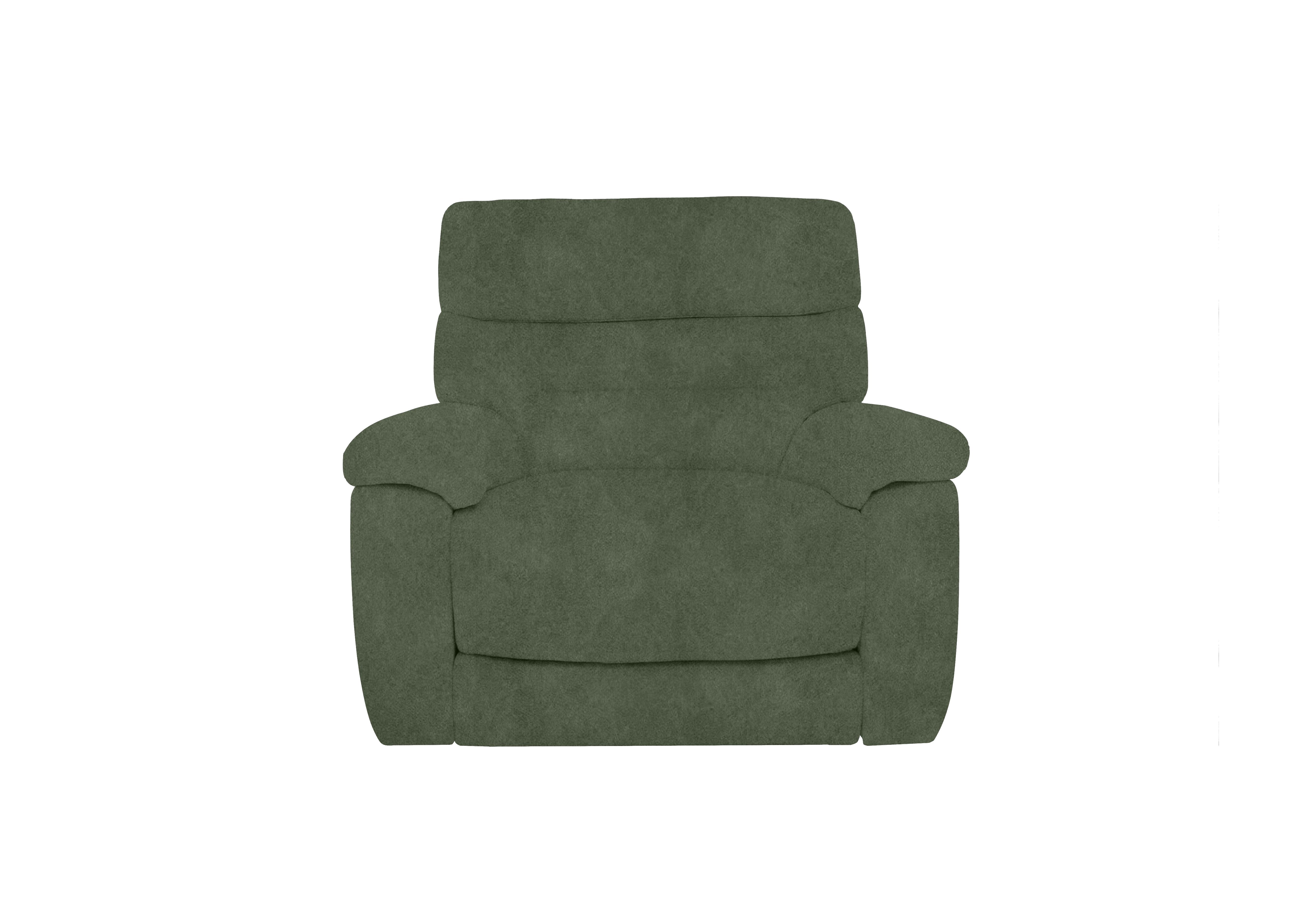 Nimbus Fabric Power Recliner Chair with Power Headrest and Power Lumbar in Bfa-Ori-R12 Olive on Furniture Village