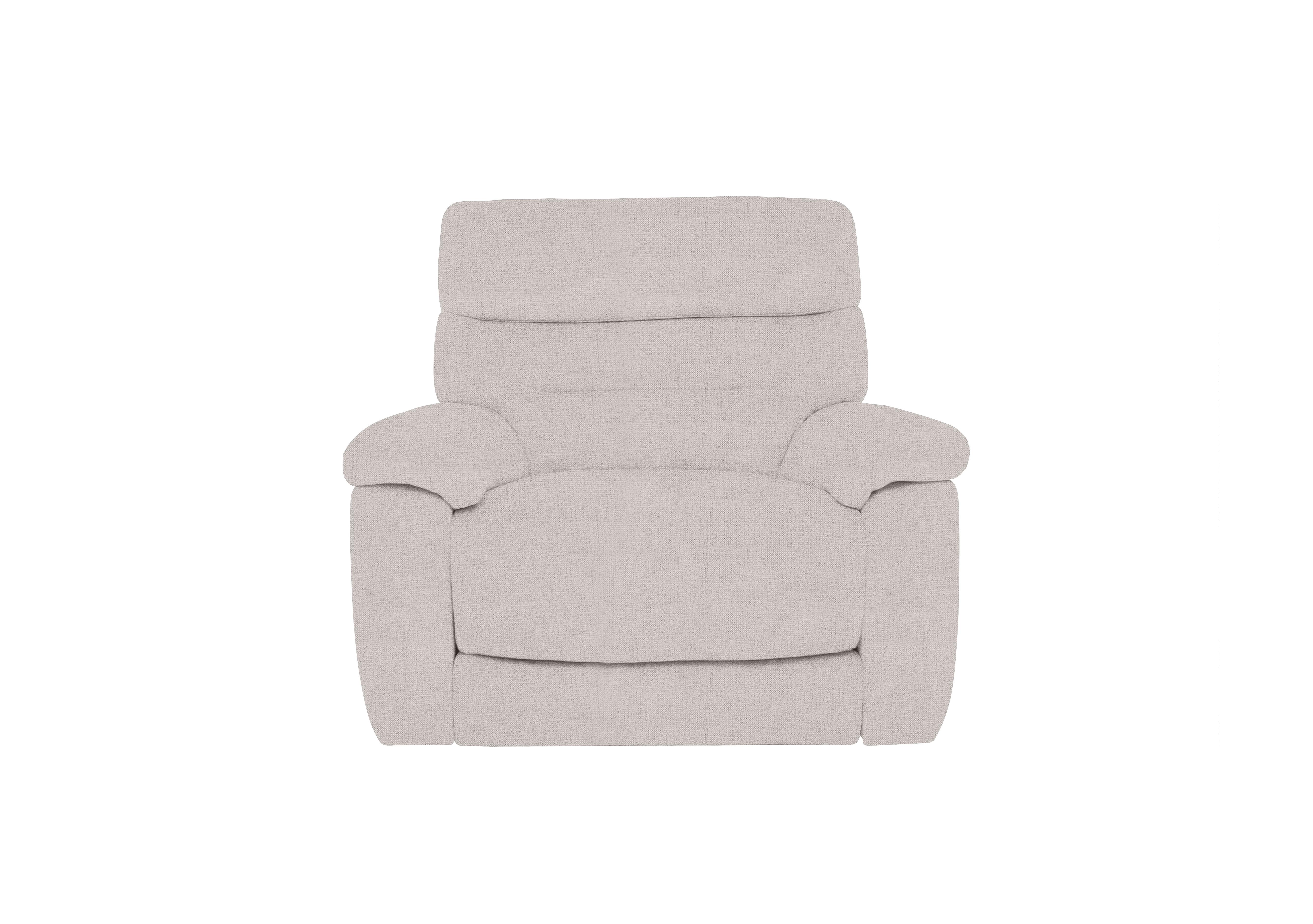 Nimbus Fabric Power Recliner Chair with Power Headrest and Power Lumbar in Fab-Mil-R120 Mink on Furniture Village