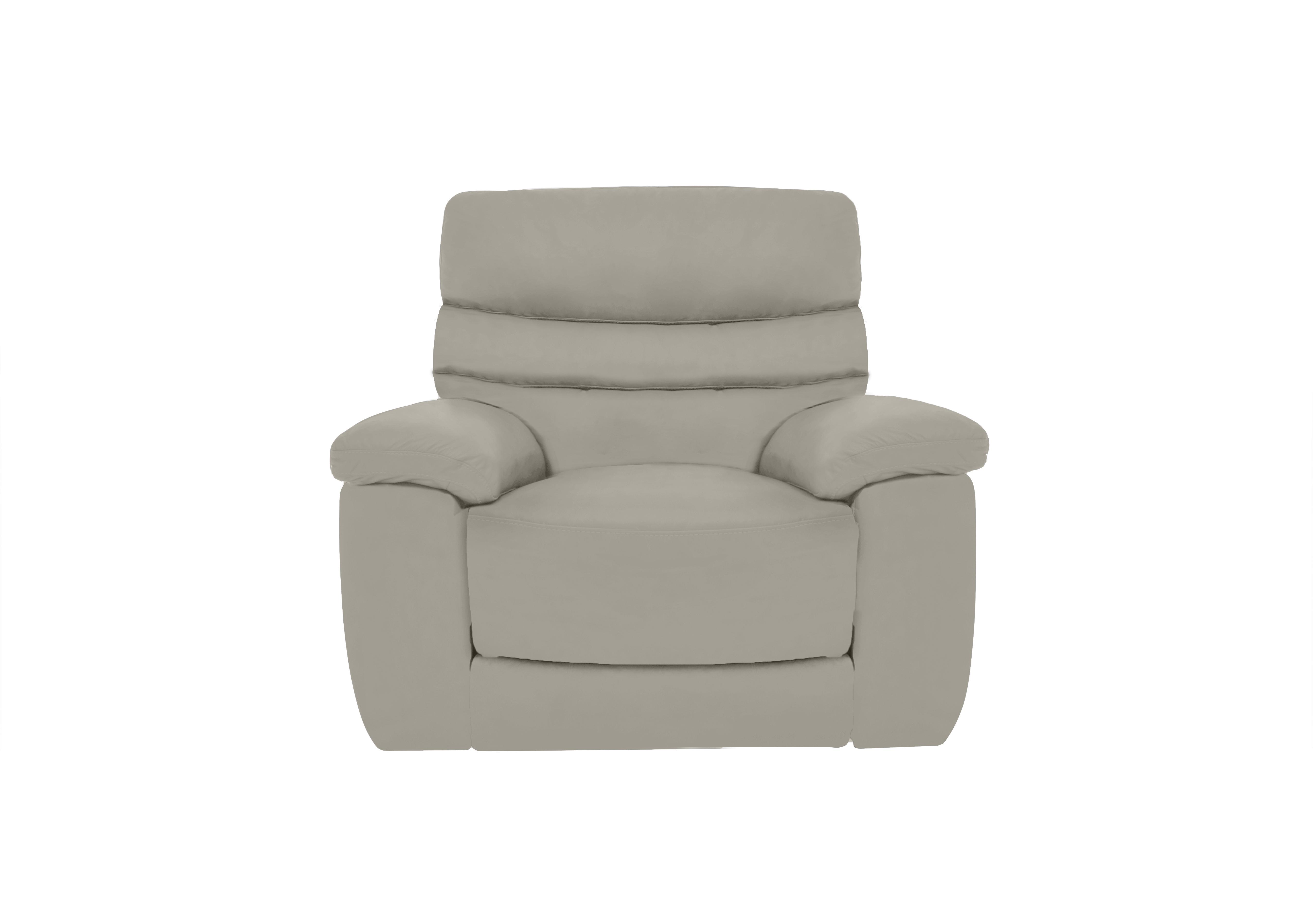 Nimbus Leather Power Recliner Chair with Power Headrest and Power Lumbar in Bx-251e Grey on Furniture Village