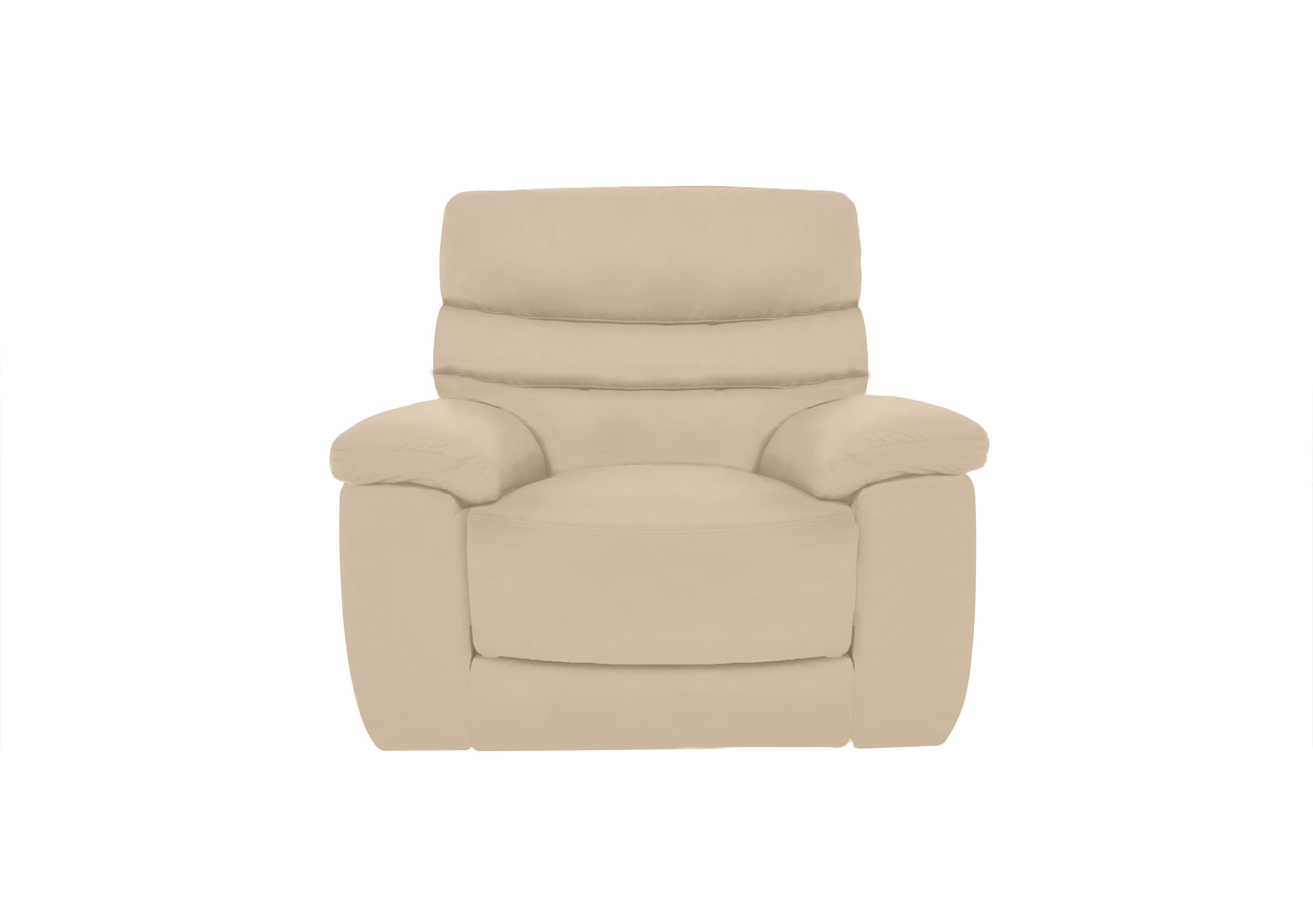 Nimbus Leather Power Recliner Chair with Power Headrest and Power Lumbar in Bx-862c Bisque on Furniture Village