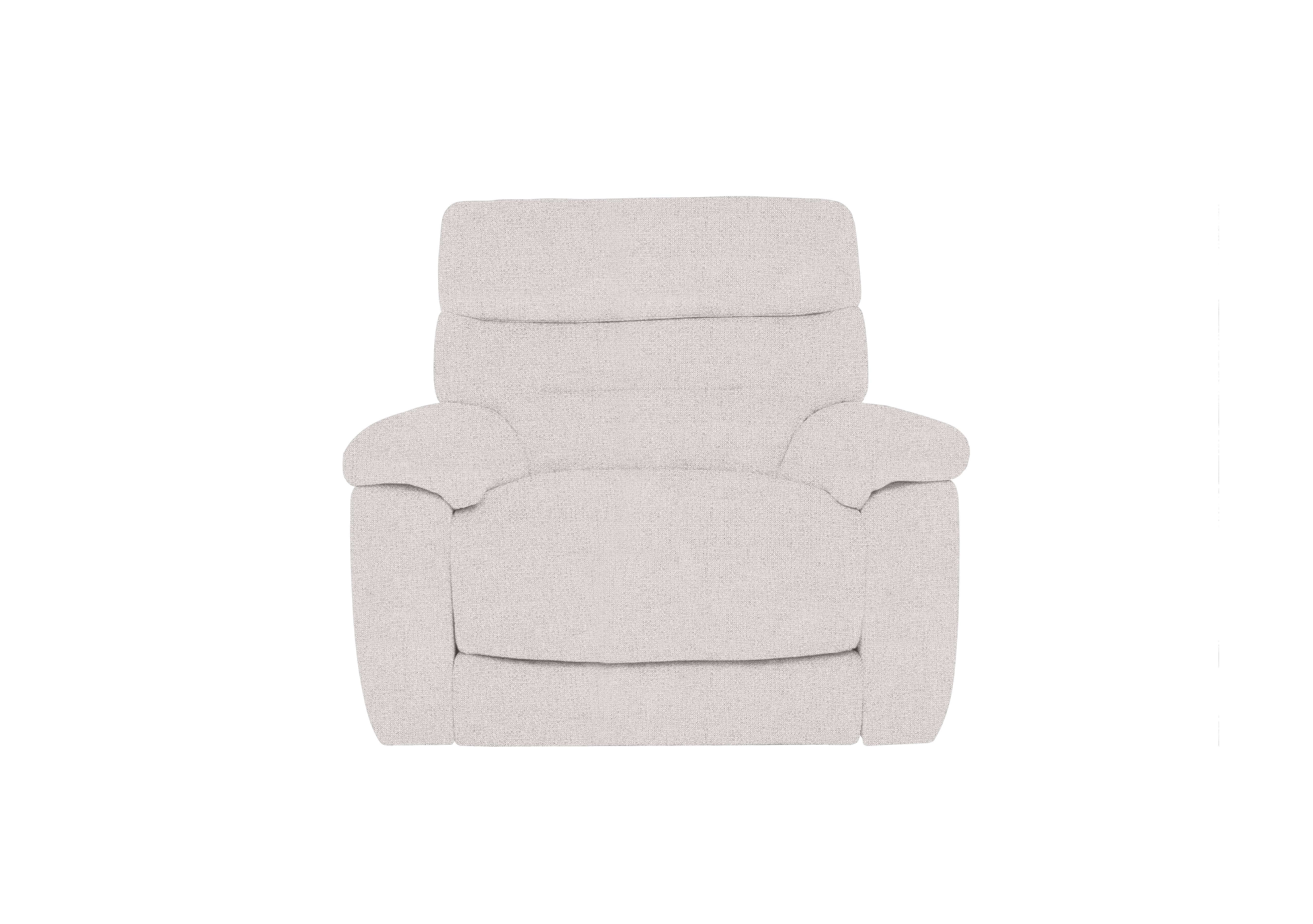 Nimbus Fabric Power Recliner Chair with Power Headrest in Fab-Mil-R110 Sand on Furniture Village