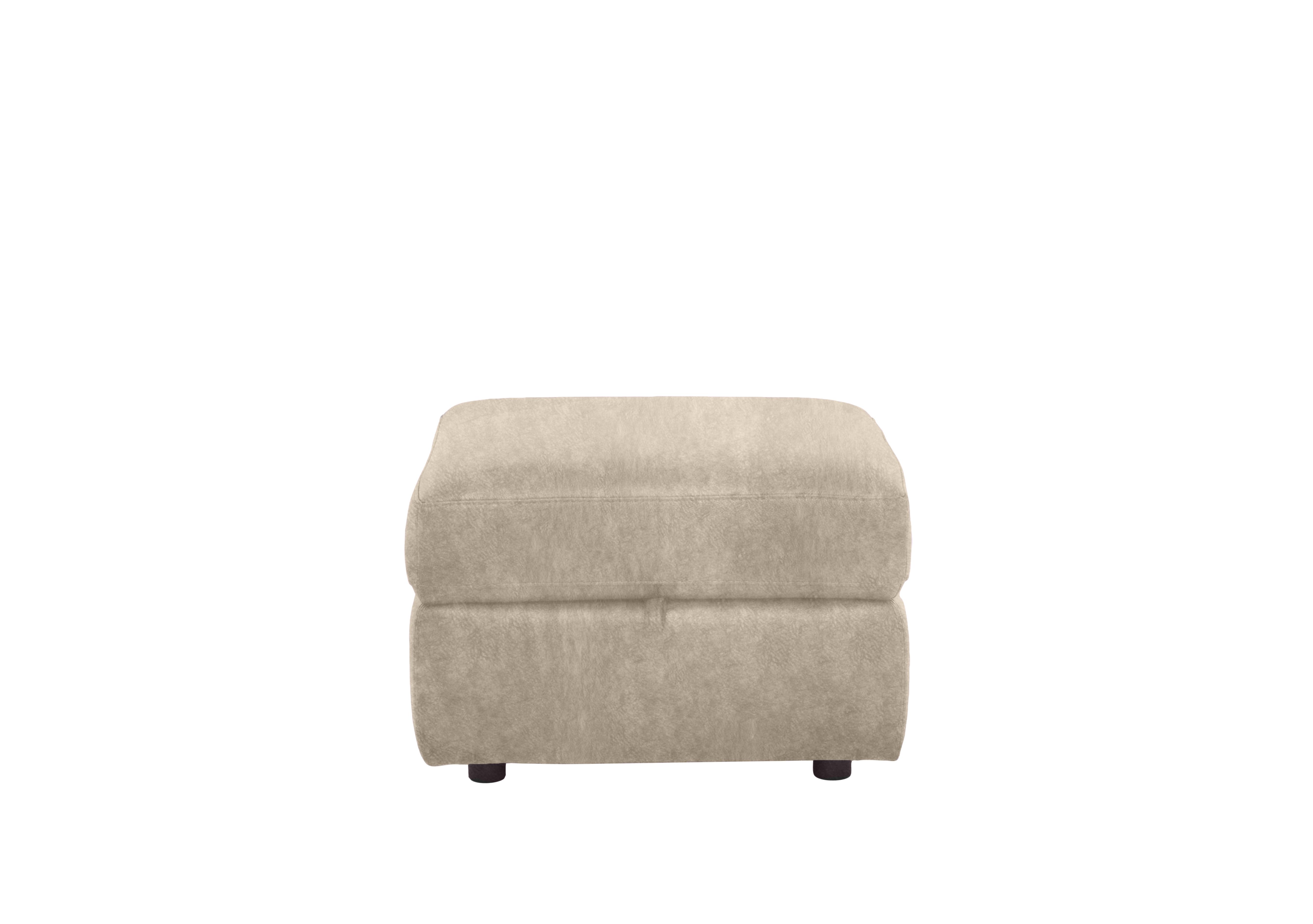 Fabric Storage Footstool in Bfa-Bnn-R26 Cream on Furniture Village