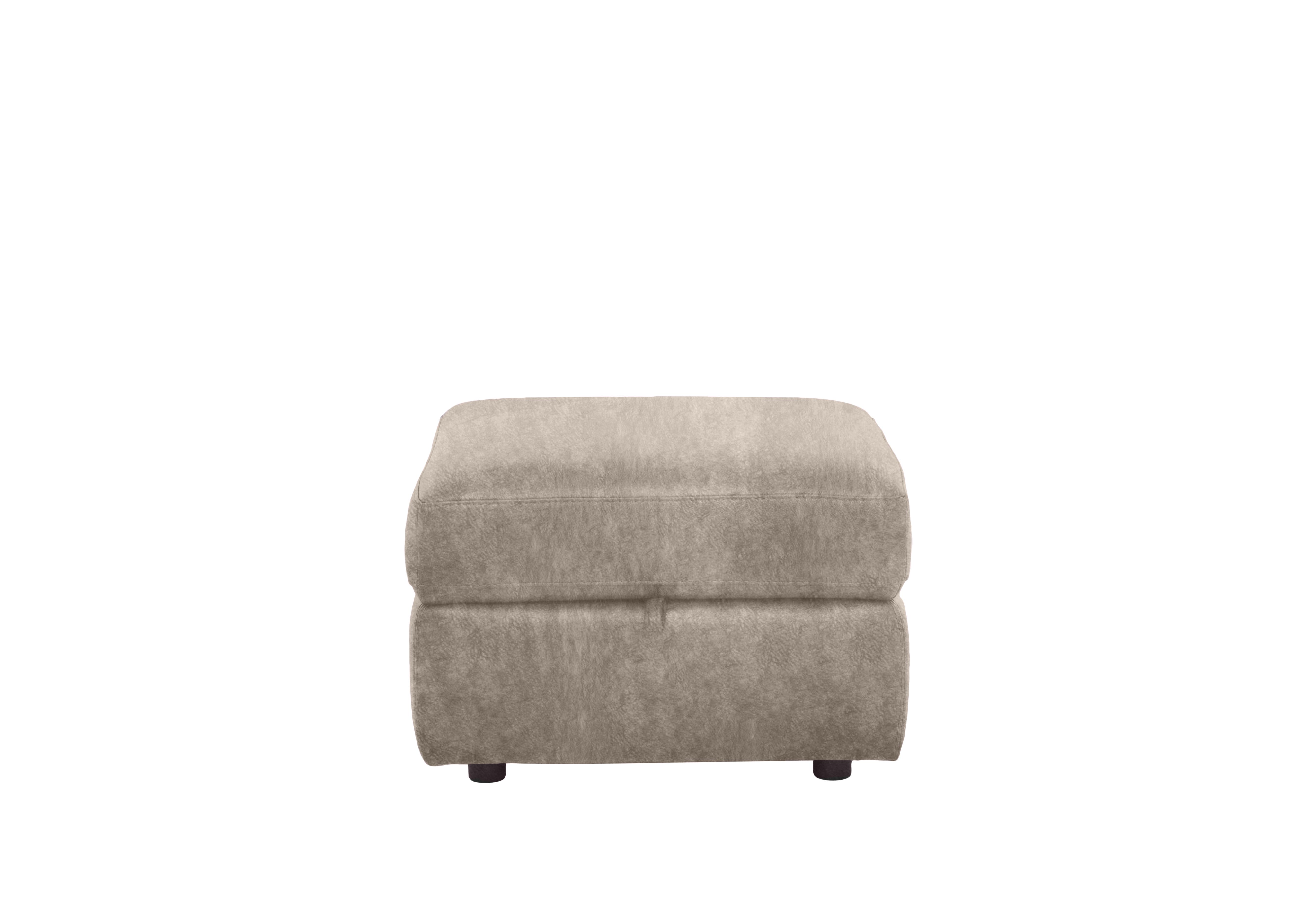 Fabric Storage Footstool in Bfa-Bnn-R29 Mink on Furniture Village