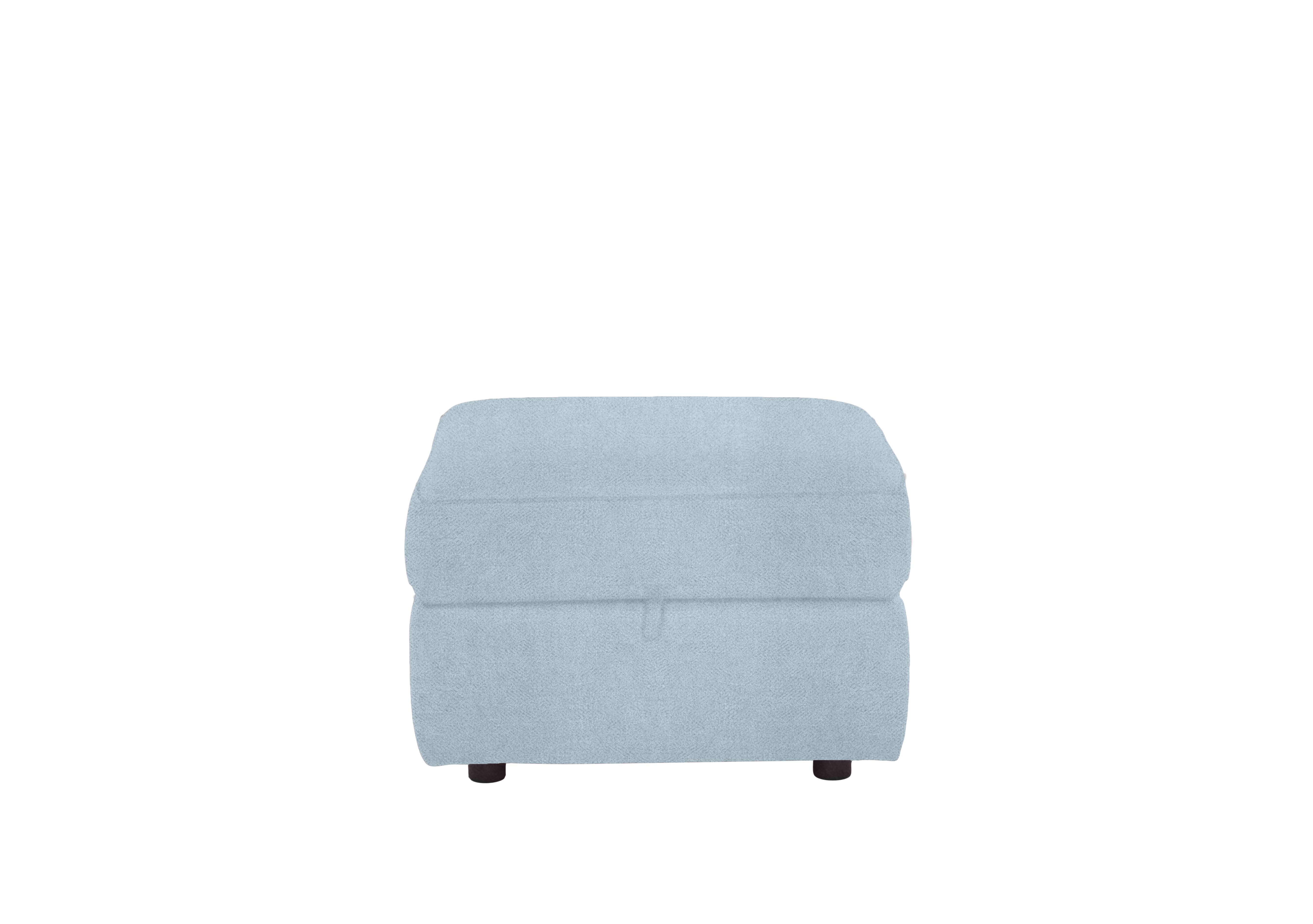 Fabric Storage Footstool in Fab-Meo-R17 Baby Blue on Furniture Village