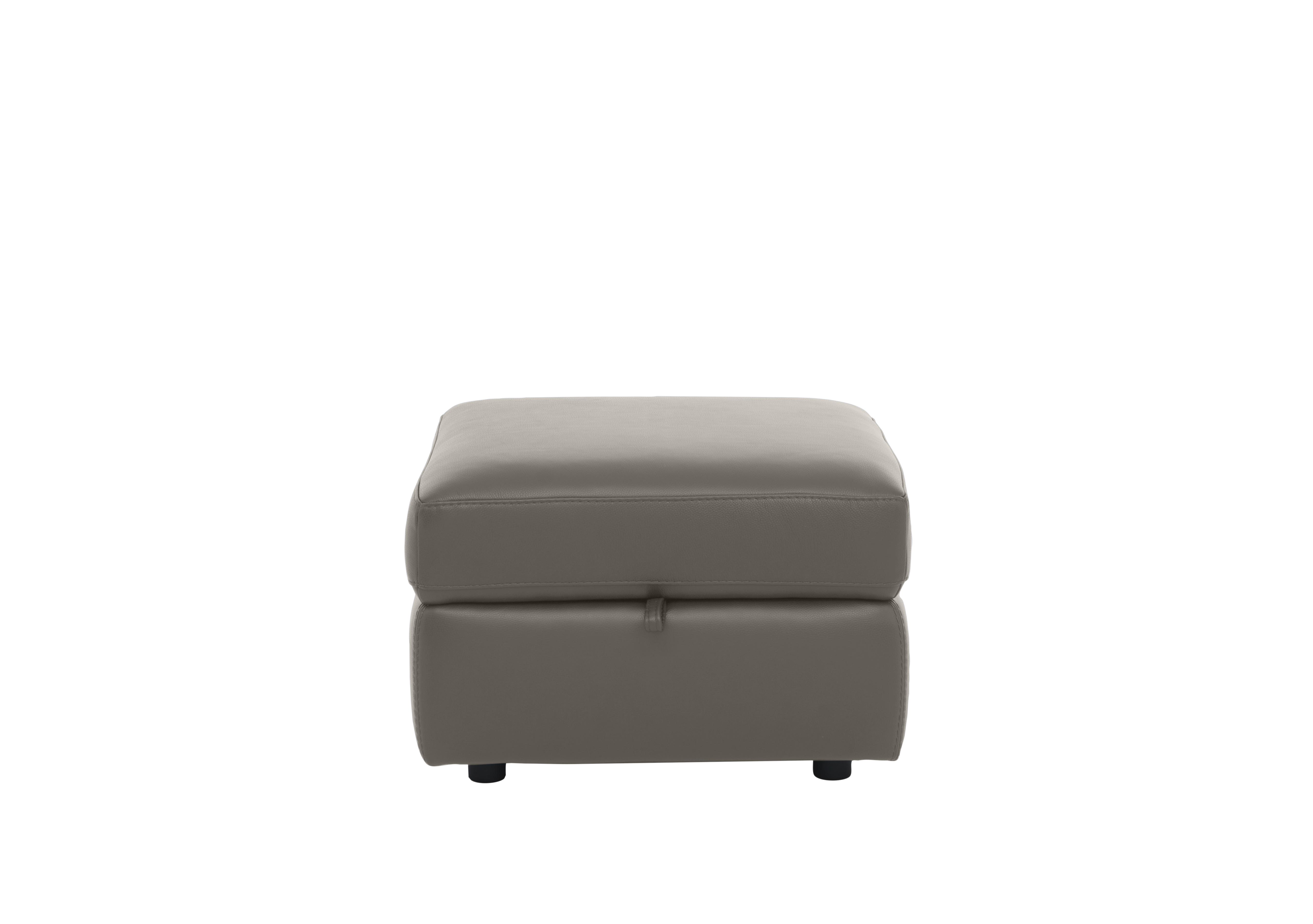 Leather Storage Footstool in Bx-042e Elephant on Furniture Village