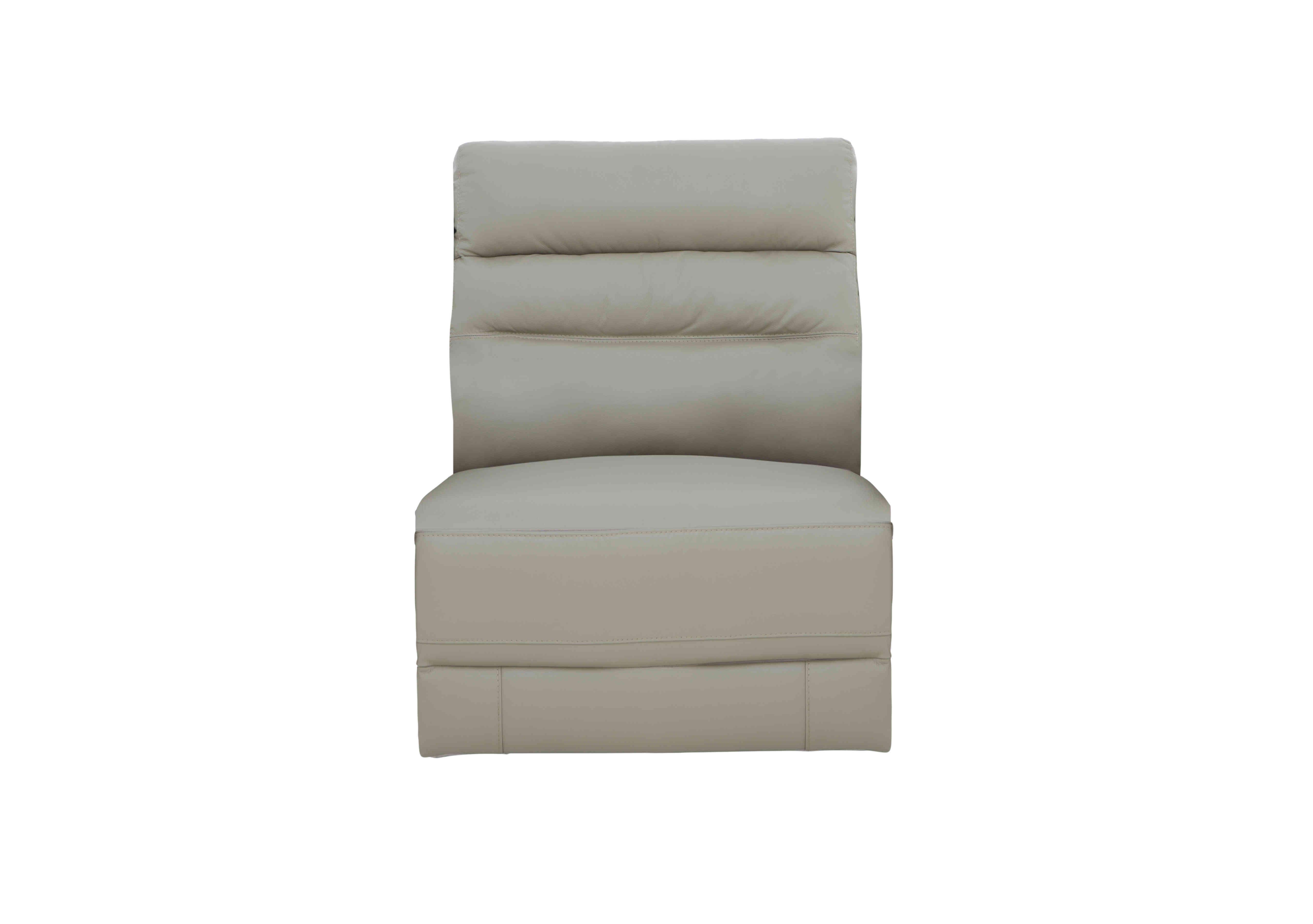 Berlin Leather Armless Unit in Sand Le-9303 on Furniture Village