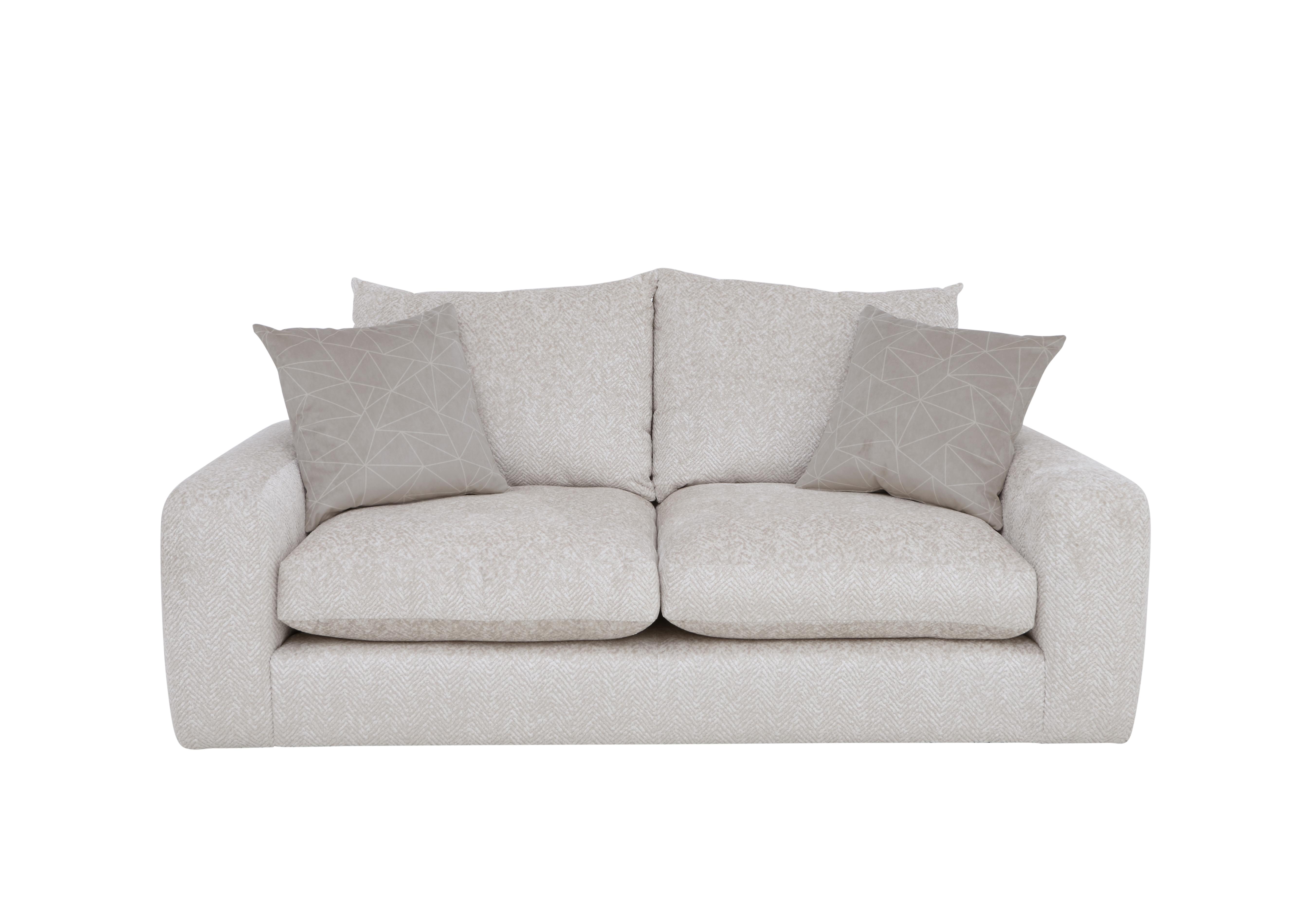 Pandora 3 Seater Sofa in Chevron Mink on Furniture Village