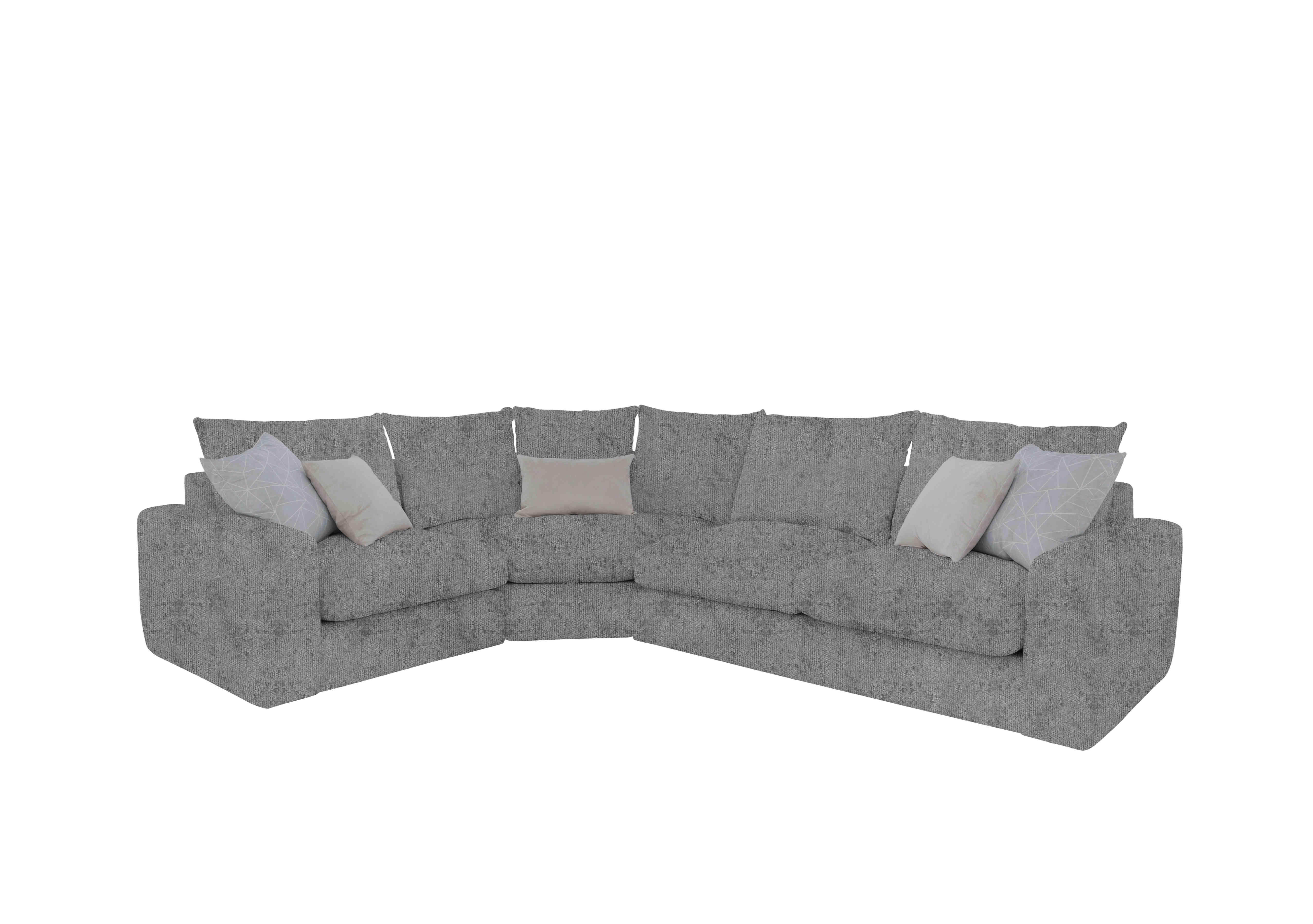 Pandora Small Corner Sofa in Denby Silver on Furniture Village