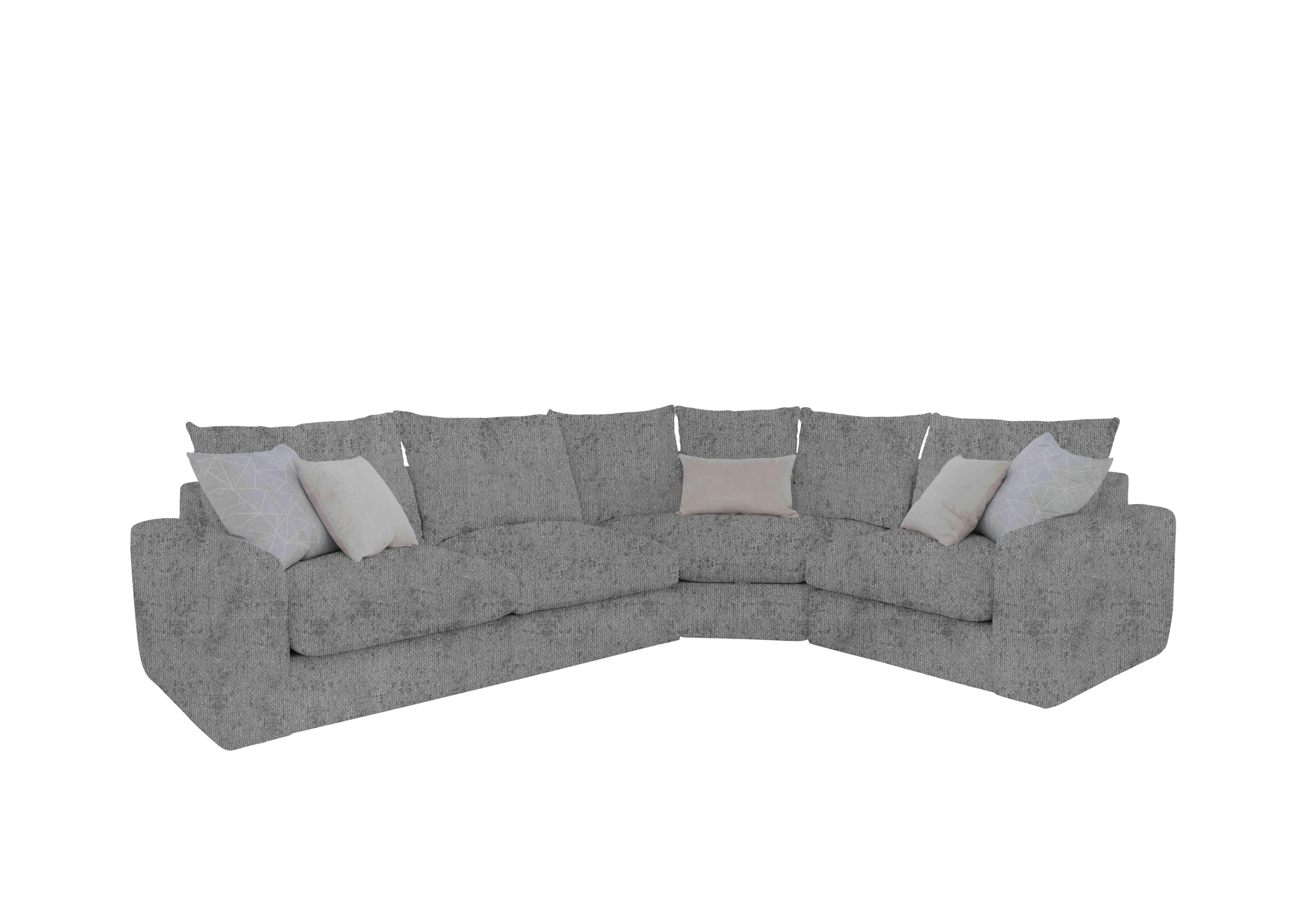 Pandora Small Corner Sofa in Denby Silver on Furniture Village